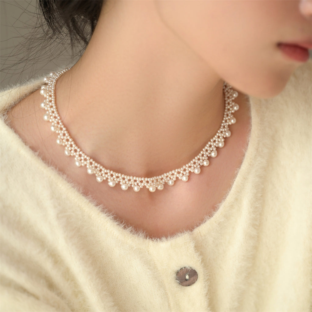 LuxeJewels™ – South Sea Pearl Necklace with 18K Gold Accent - enhanced image 3