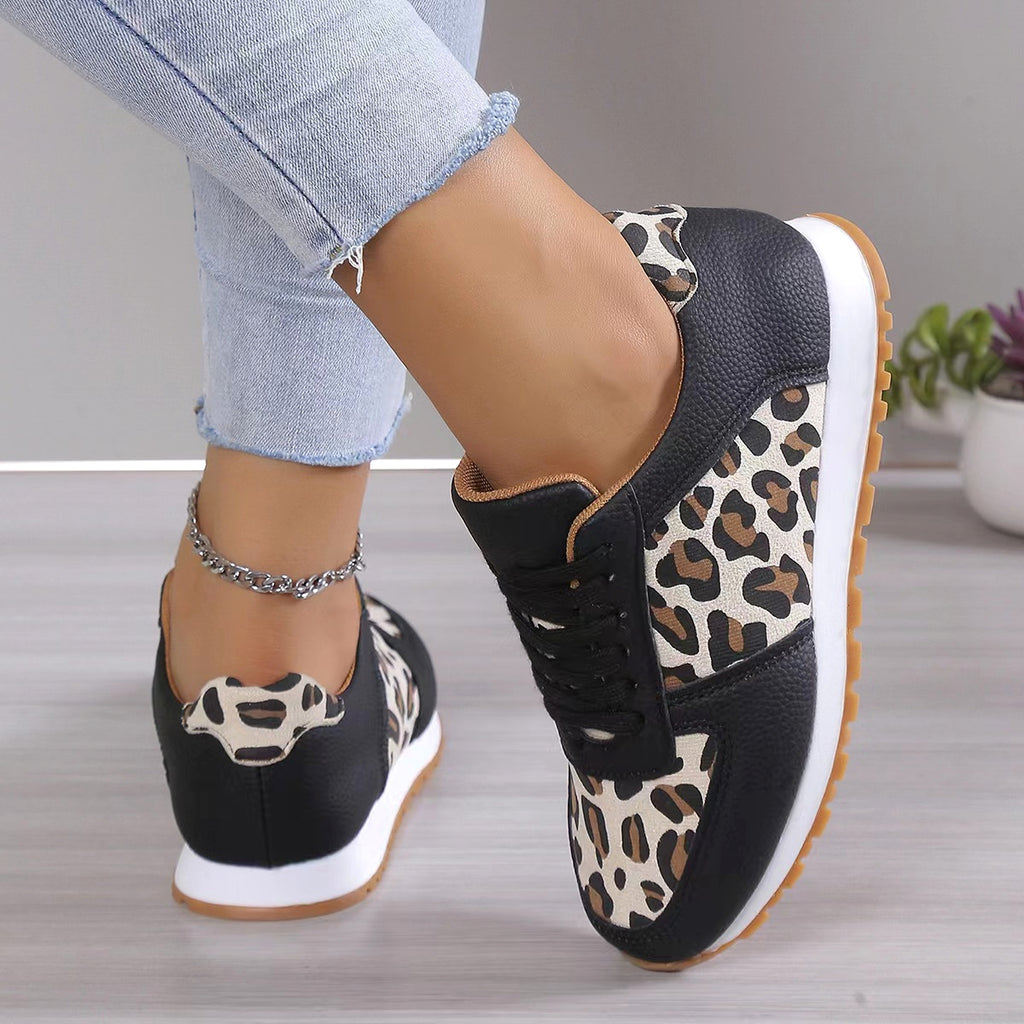 A.1 Leopard Print Sports Shoes For Women Sneakers - enhanced image 3