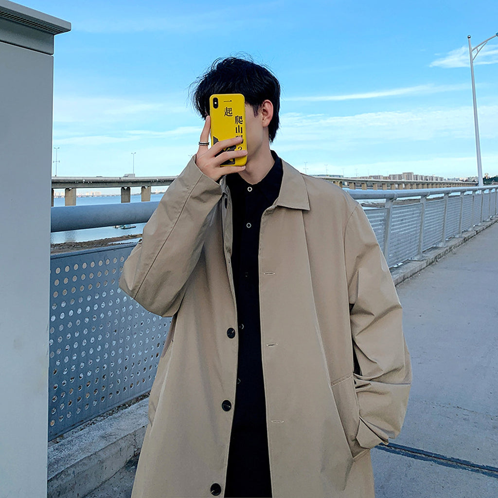 Classic Men's Coat – Urban Chic for Any Season - enhanced image 3