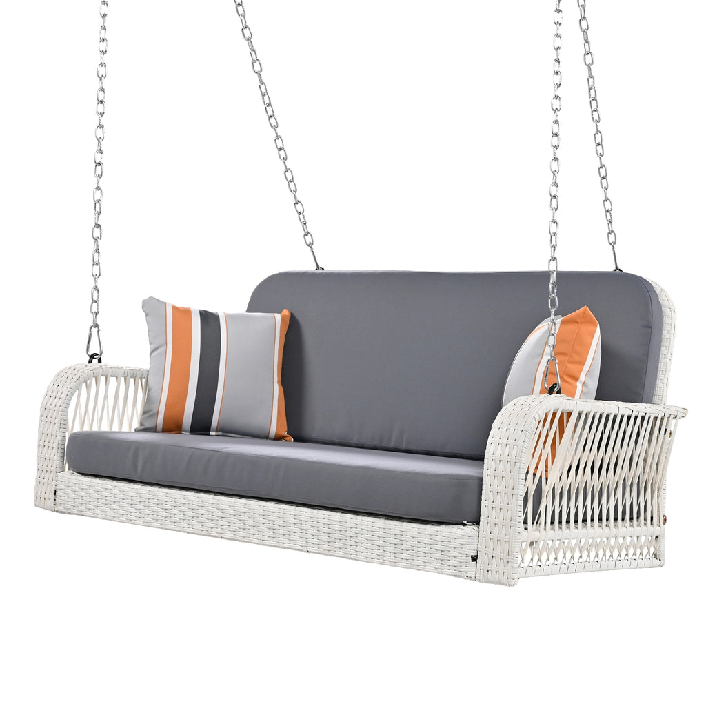 LuneluX – GO² Swing | Gartenlounge - Hängebank für 2 Personen (Grey-White) - enhanced image 3