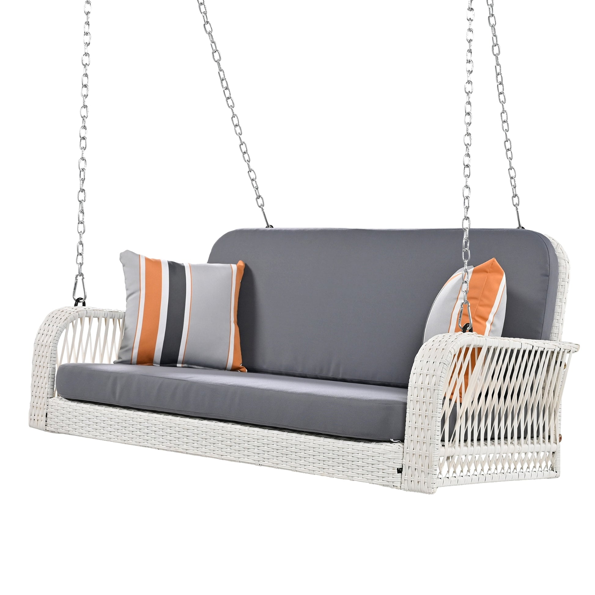 LuneluX – GO² Swing | Gartenlounge - Hängebank für 2 Personen (Grey-White) - enhanced image 3