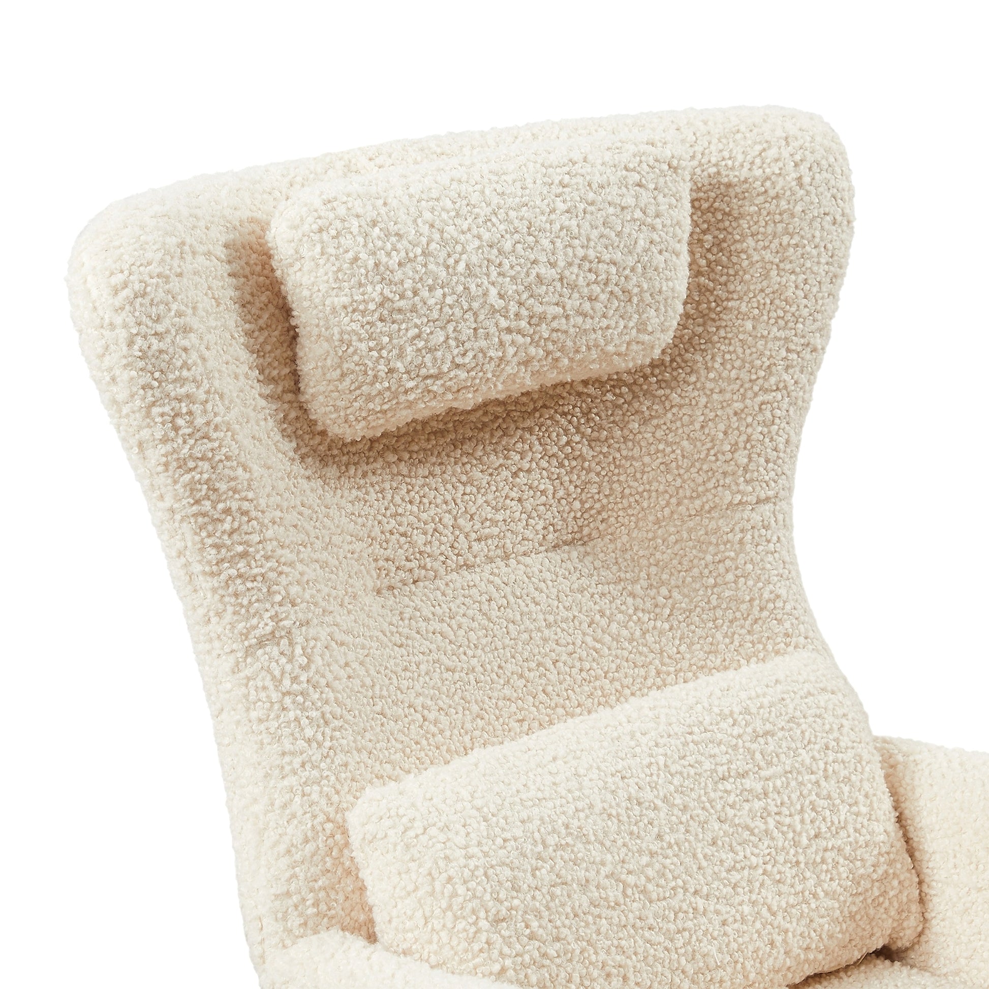 LuneluX_Home – Modern Rocking Chair with High Backrest (Beige) - enhanced image 3