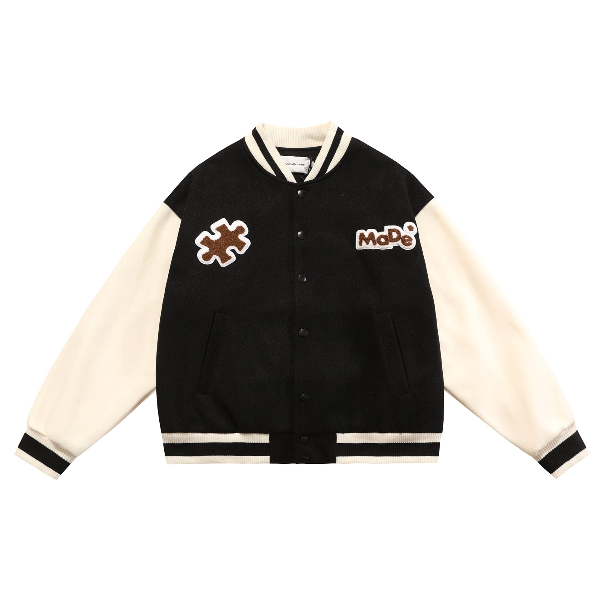 Men  American Vintage Casual Street Baseball Jacket - enhanced image 3