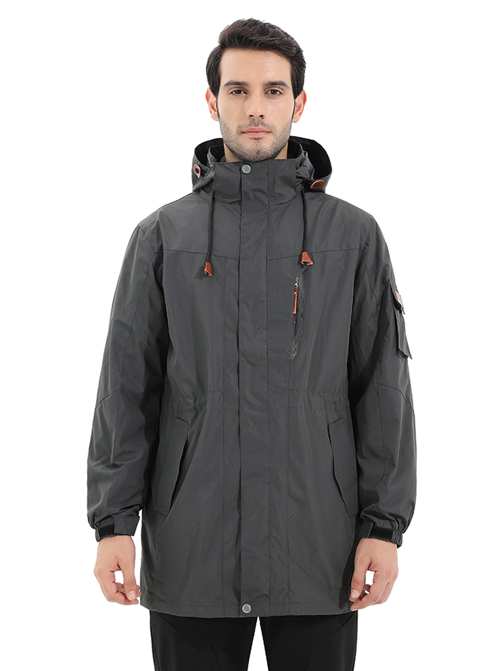 Men Sports And Leisure Warm Waterproof Jacket - enhanced image 3