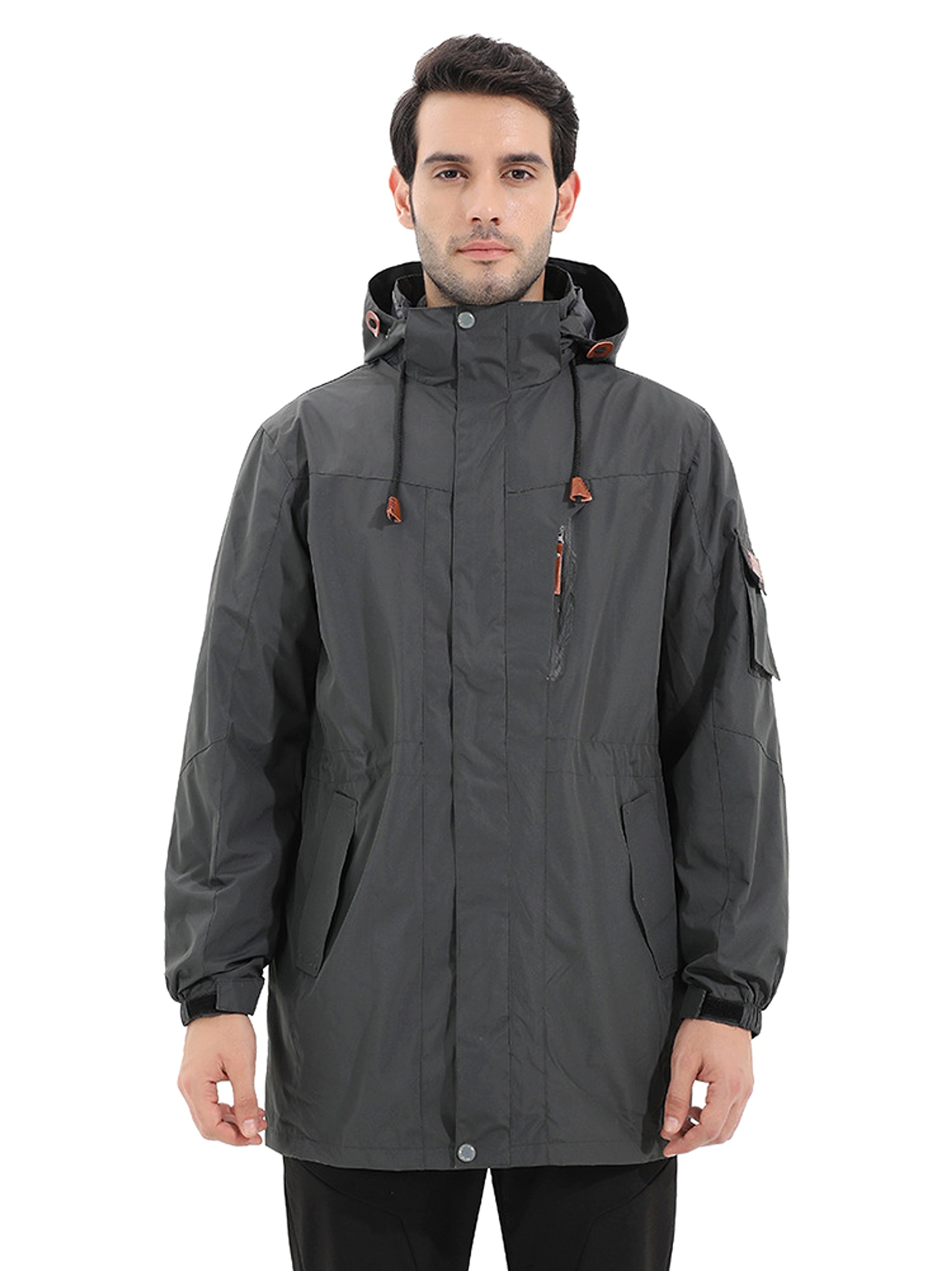 Men Sports And Leisure Warm Waterproof Jacket - enhanced image 3