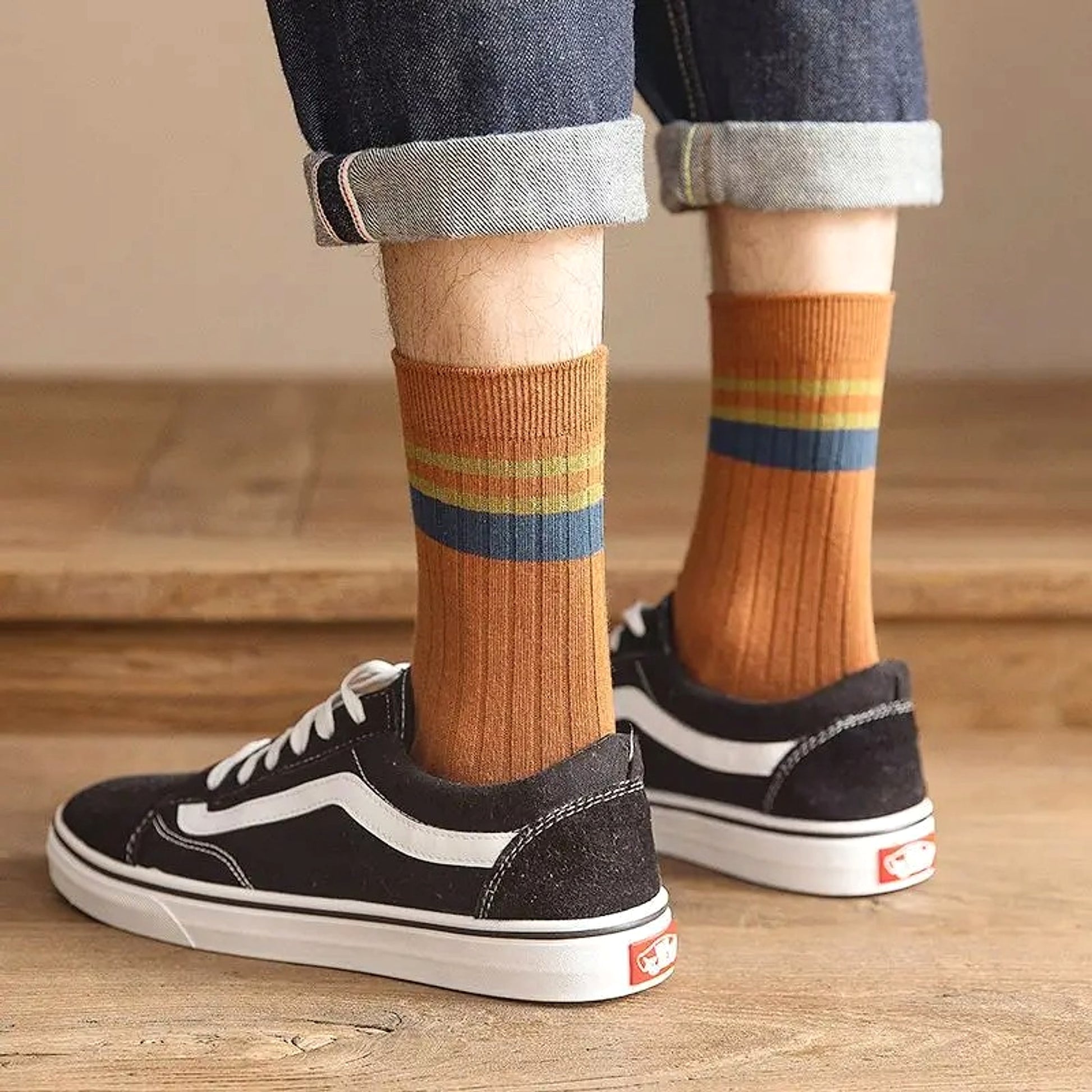 Men's Academic Style Socks - enhanced image 3