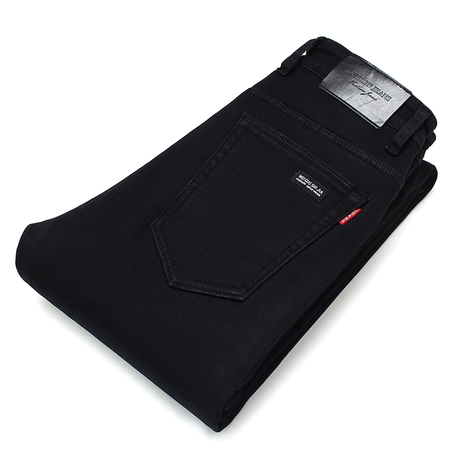 Men's Casual Loose Straight High Stretch Jeans - enhanced image 3