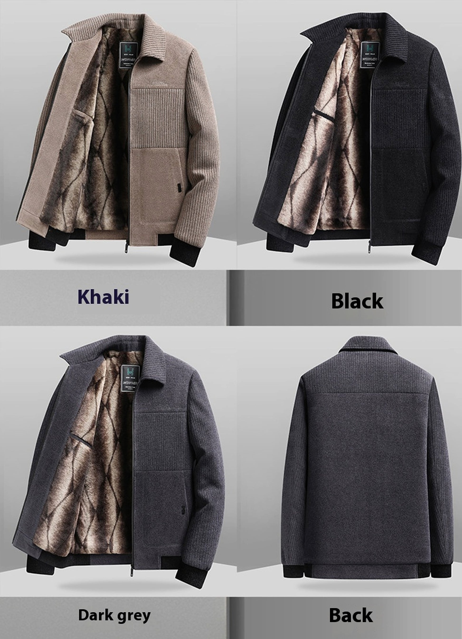 IronWool™ Padded Velvet Coat – Haute Homme Edition - enhanced image 3
