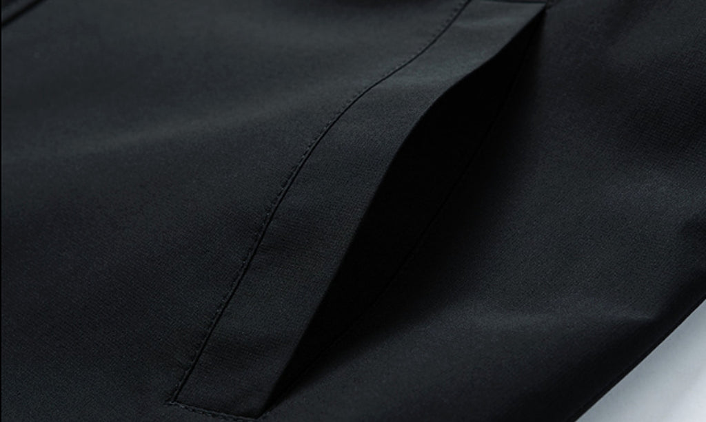Men's Colorblock Hooded Loose Jacket Coat - enhanced image 3