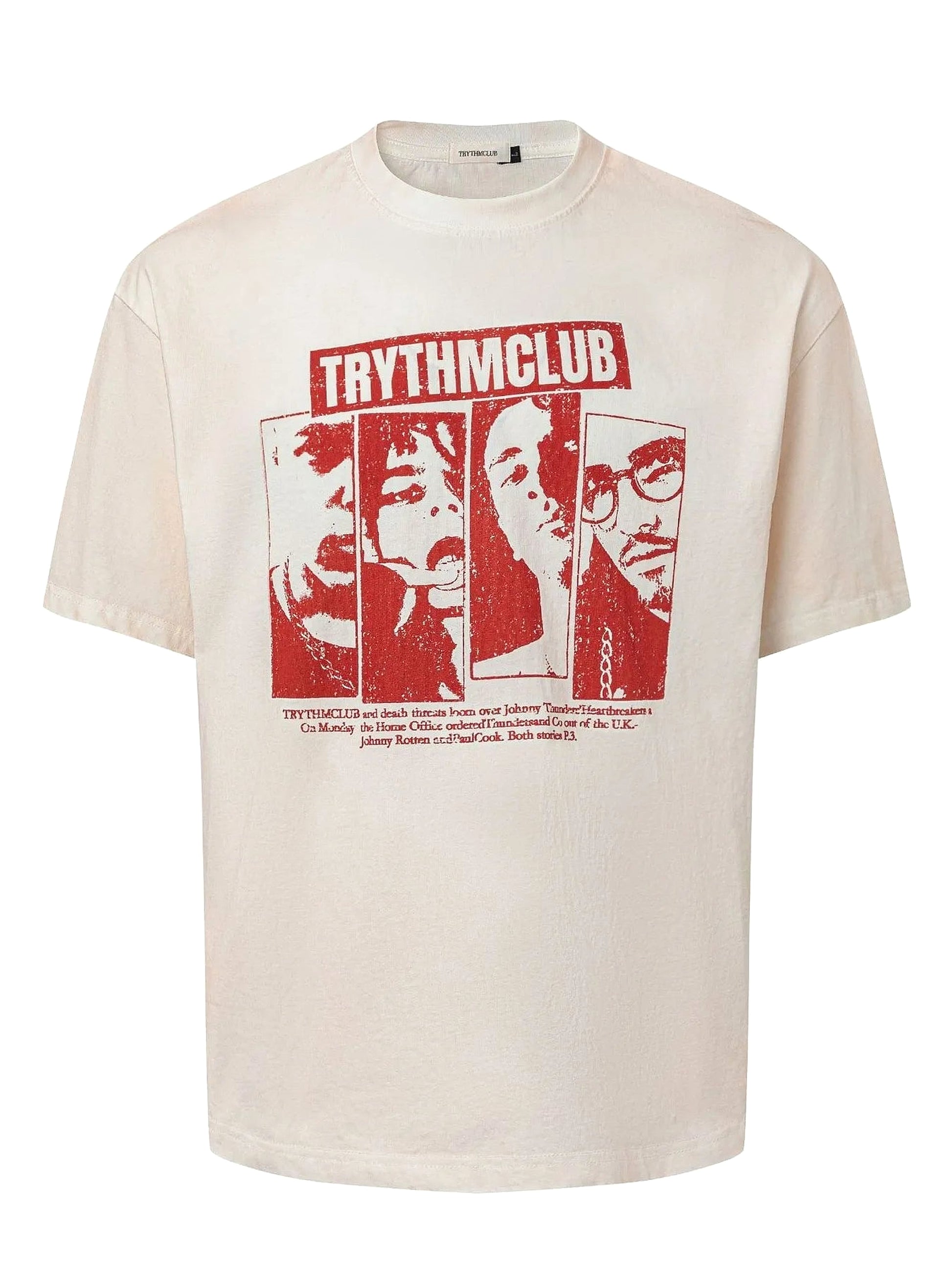 Men's Graphic Short Sleeve Oversized T-Shirt - enhanced image 3