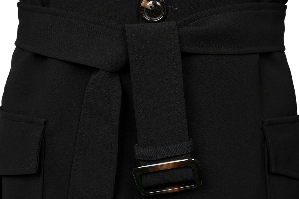 A Men's Hunting Clothes Medium Length Men's Casual Suit Trench Coat - enhanced image 3