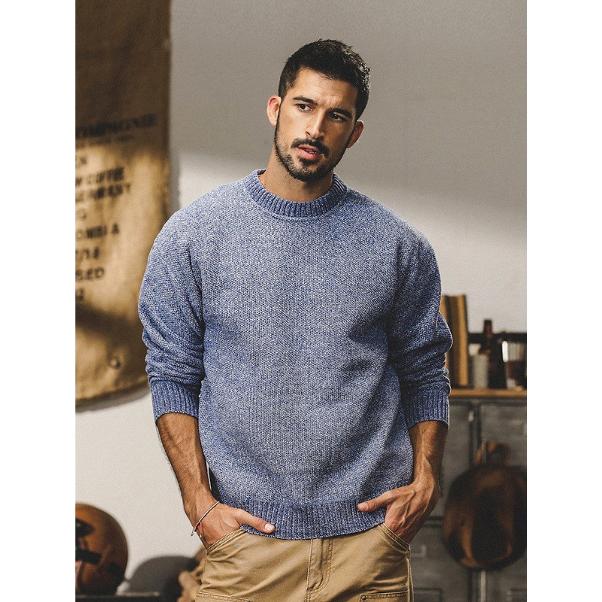 A.1 Men's Inner Wear Base Knitwear Sweater - enhanced image 3