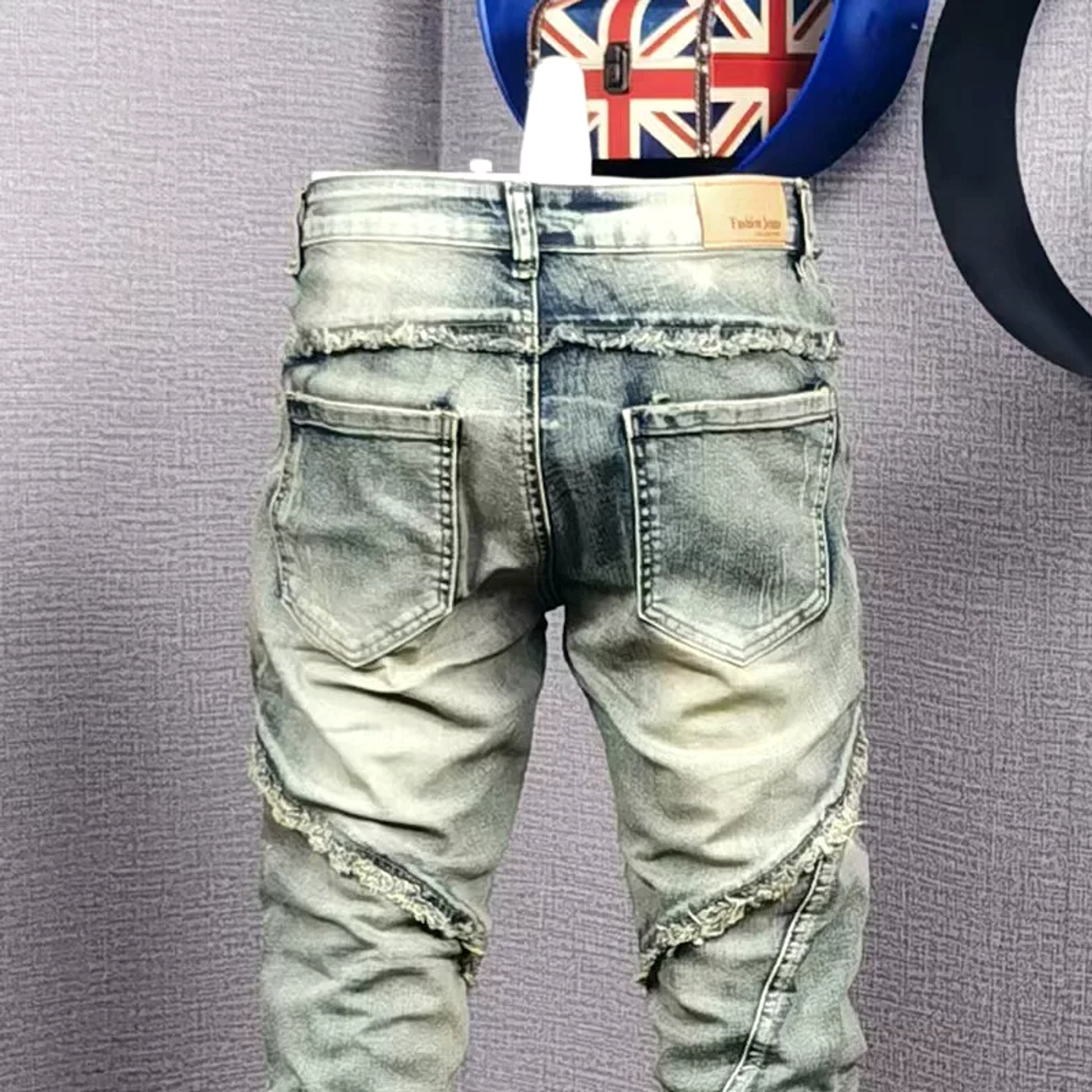 Men's Personality All-matching Fashion Casual Ripped Jeans - enhanced image 3