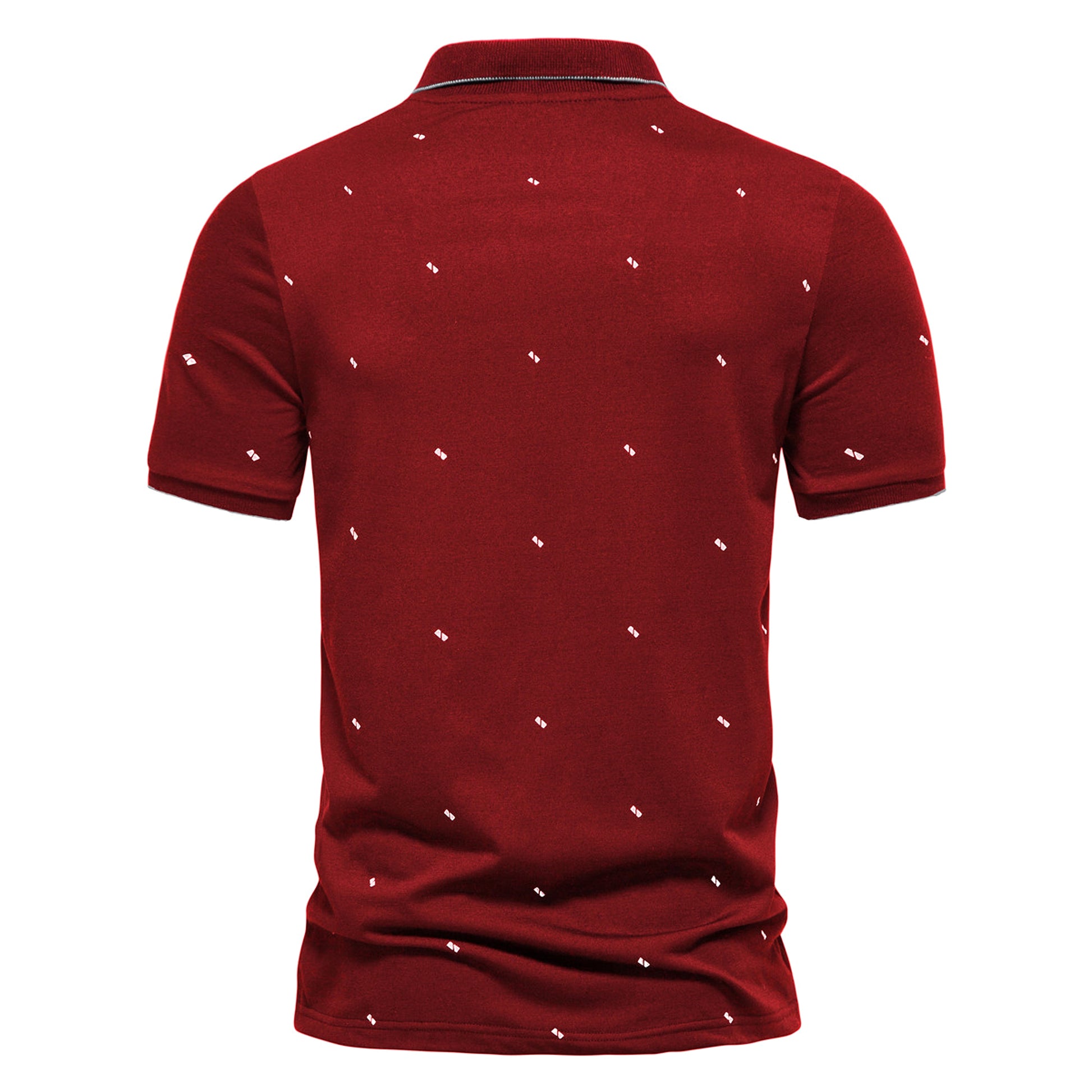 Men's Short Sleeve Fashion Printed Polo T-Shirt - enhanced image 3