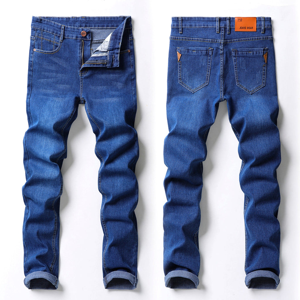 Men's Slim Stretch Slim Straight-leg Jeans - enhanced image 3