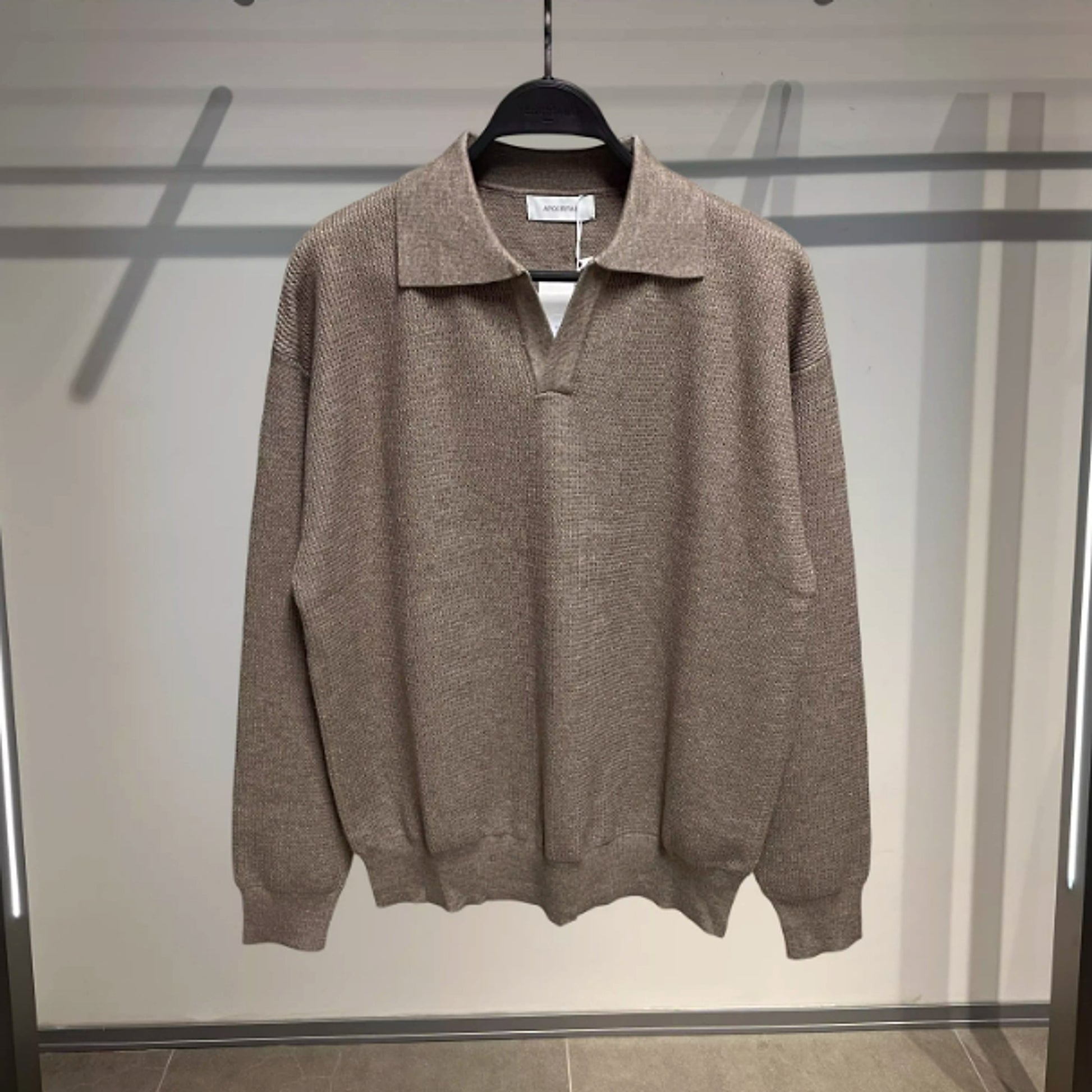 Men's Spring And Autumn Knitted Sweater - enhanced image 3
