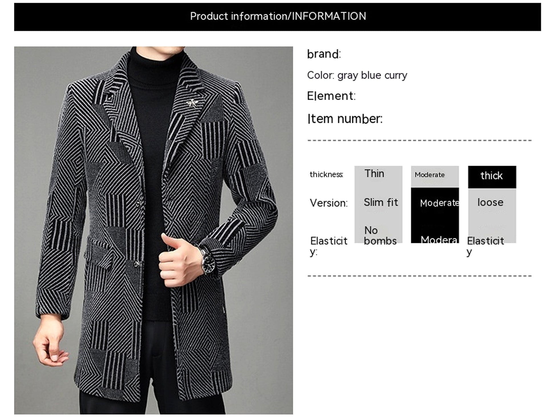 StormGuard™ – Men’s Autumn & Winter Windbreaker Coat - enhanced image 3