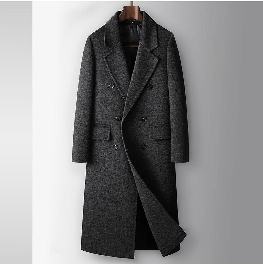 Men's Woolen Coat Autumn And Winter - enhanced image 3