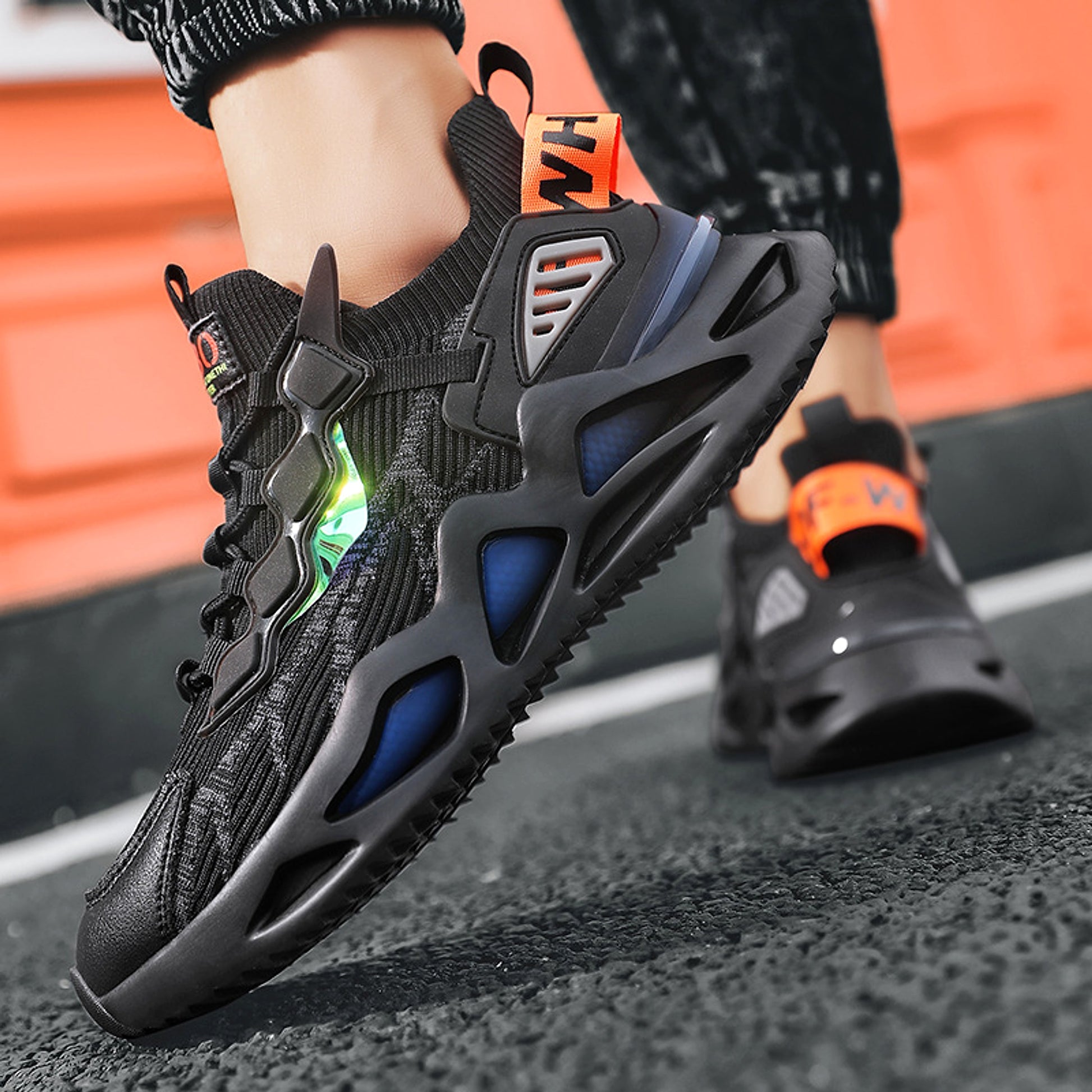 Mesh Breathable Sneakers Casual Men Shoes - enhanced image 3