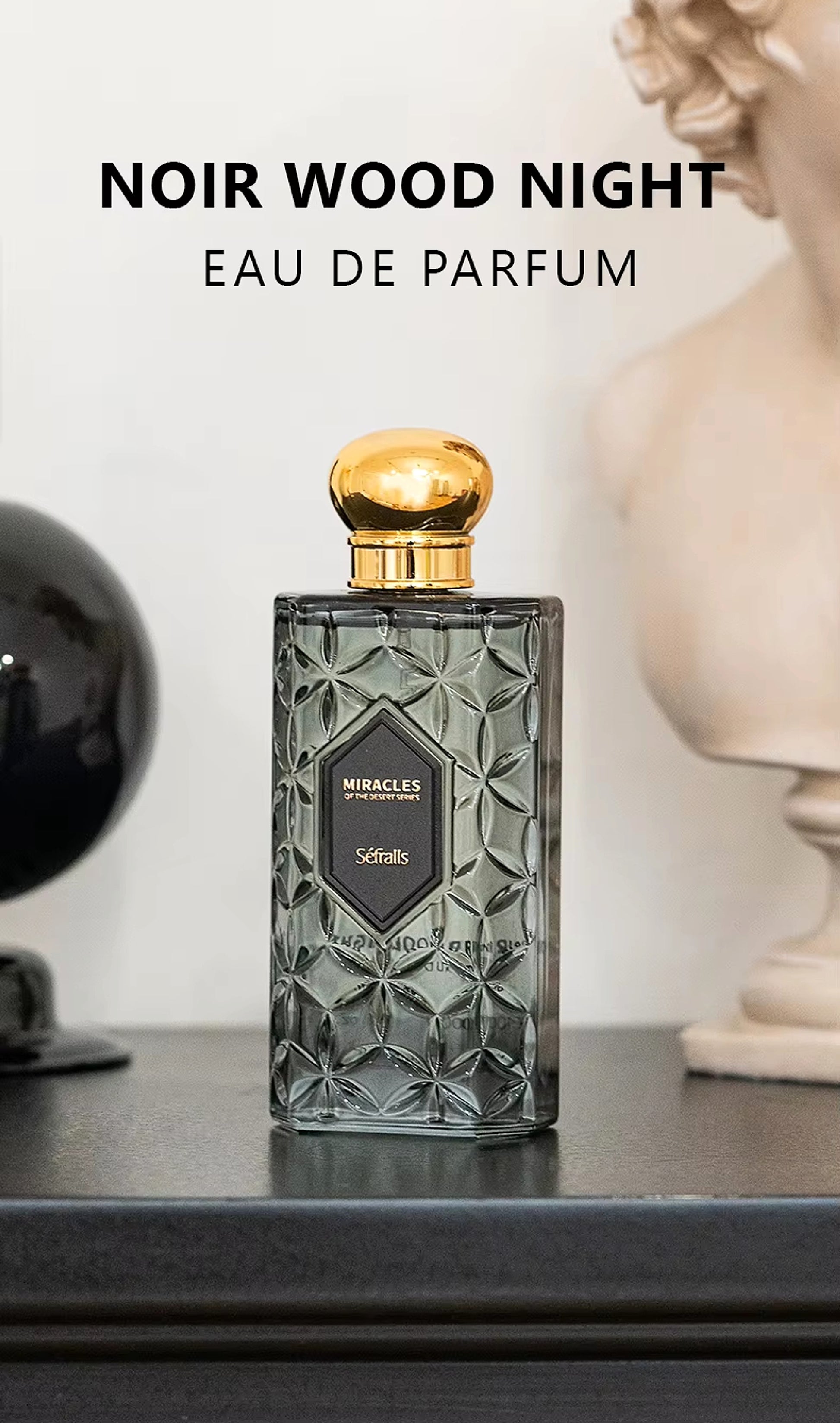 Miracles Sefralls Noir Wood Night Perfume Woody Fragrance Luxury Perfumes Woody  Long Lasting Signature GRACEFUL Fragrance - enhanced image 3