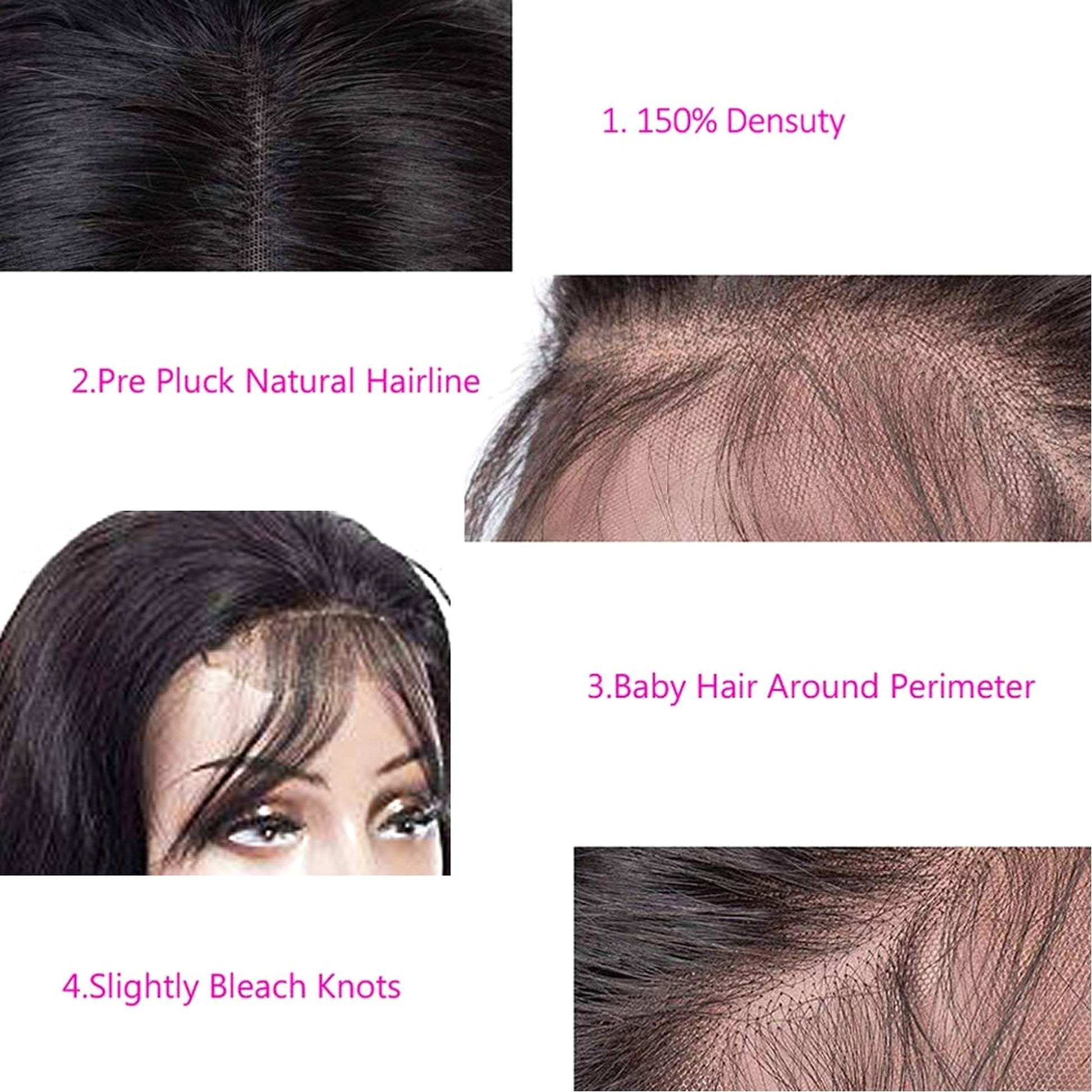 LuxeWave Natural Wig Real Hair - LuxeWave - enhanced image 3