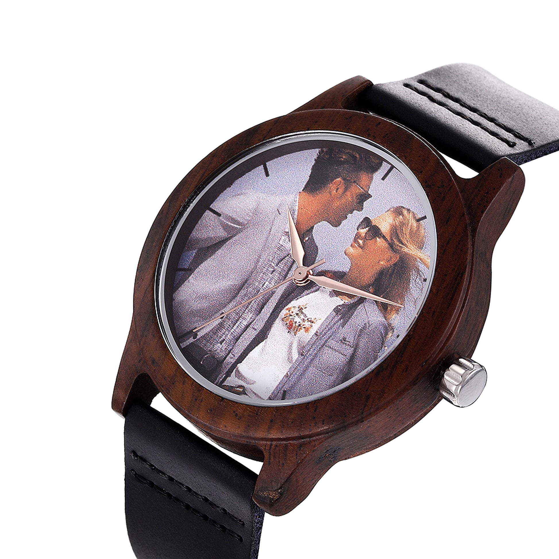 New Cross-Border Wooden Men'S  Commemorative Gift Custom  Oem Self-Built Station Watches - enhanced image 3