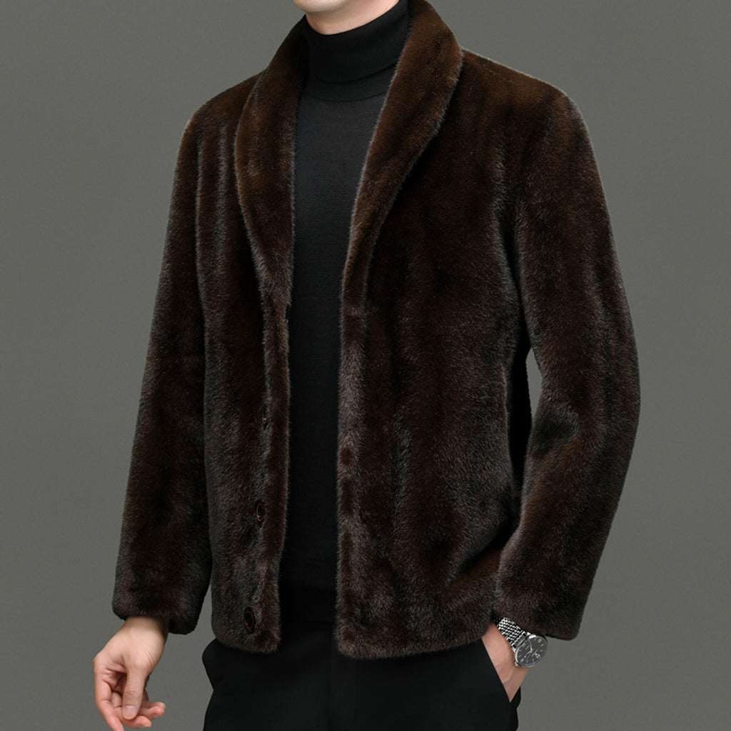 Padded Jacket Fur Integrated Double-sided Top - enhanced image 3