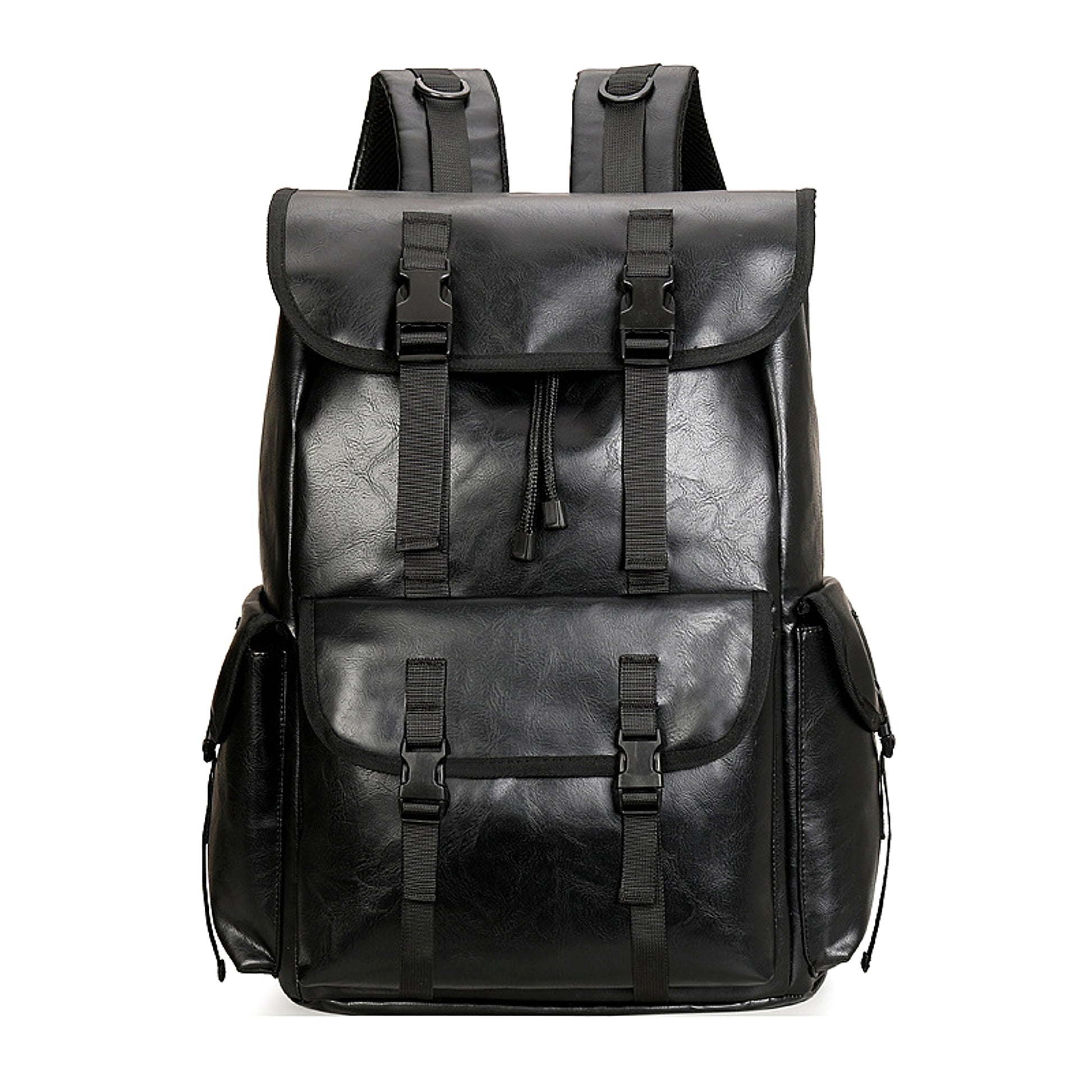 ALLFASHION™ – RollTop UrbanEdge Backpack (PU Leather) - enhanced image 3