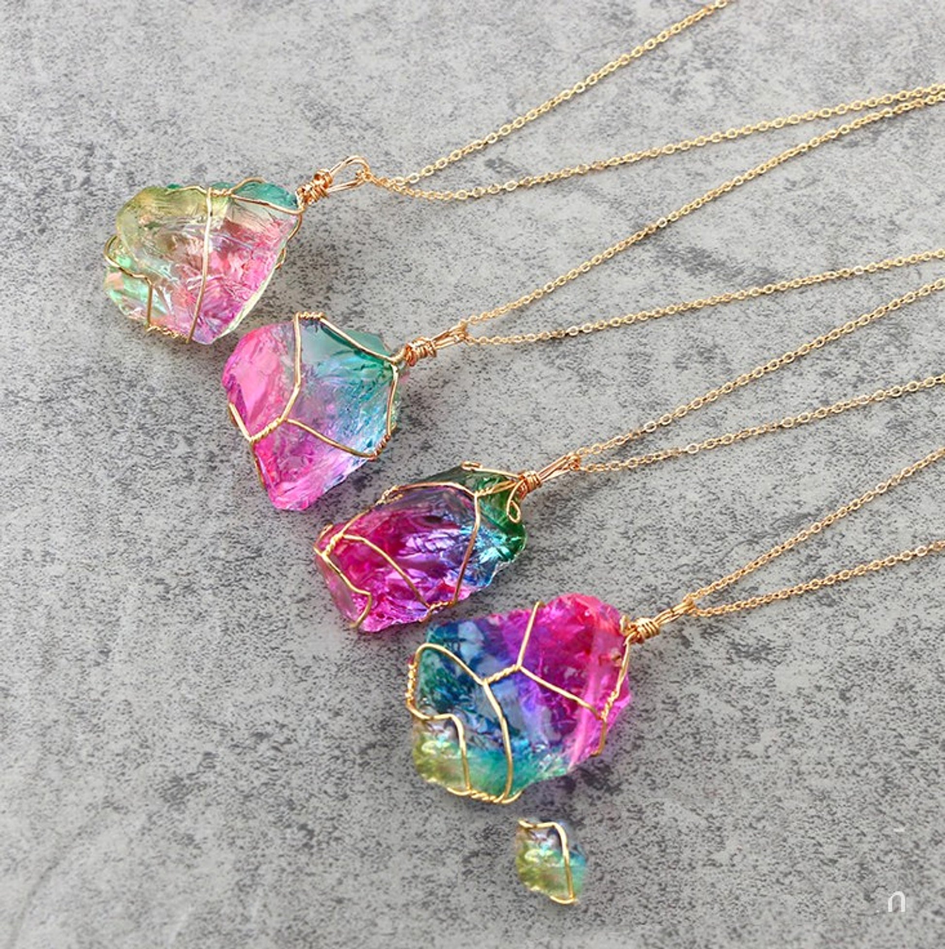Rainbow Crystal Pendant “Seven Soul Stone” – Wearable Energy. - enhanced image 3