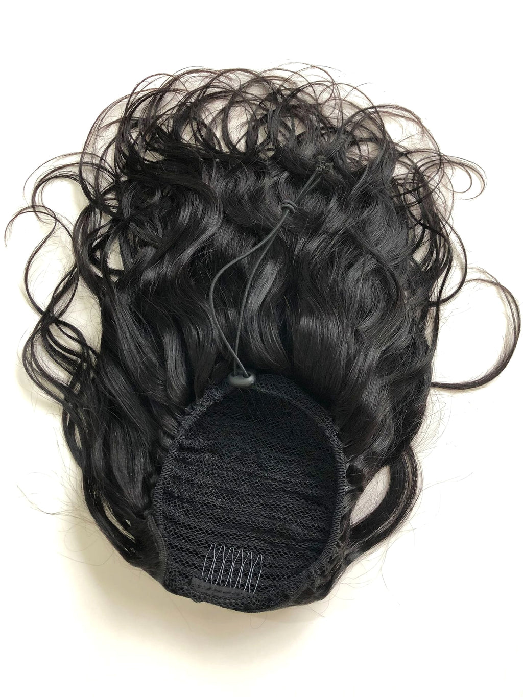 Real Hair Wigs Ponytail Hair Wholesale Gradient Color Natural Curve - enhanced image 3