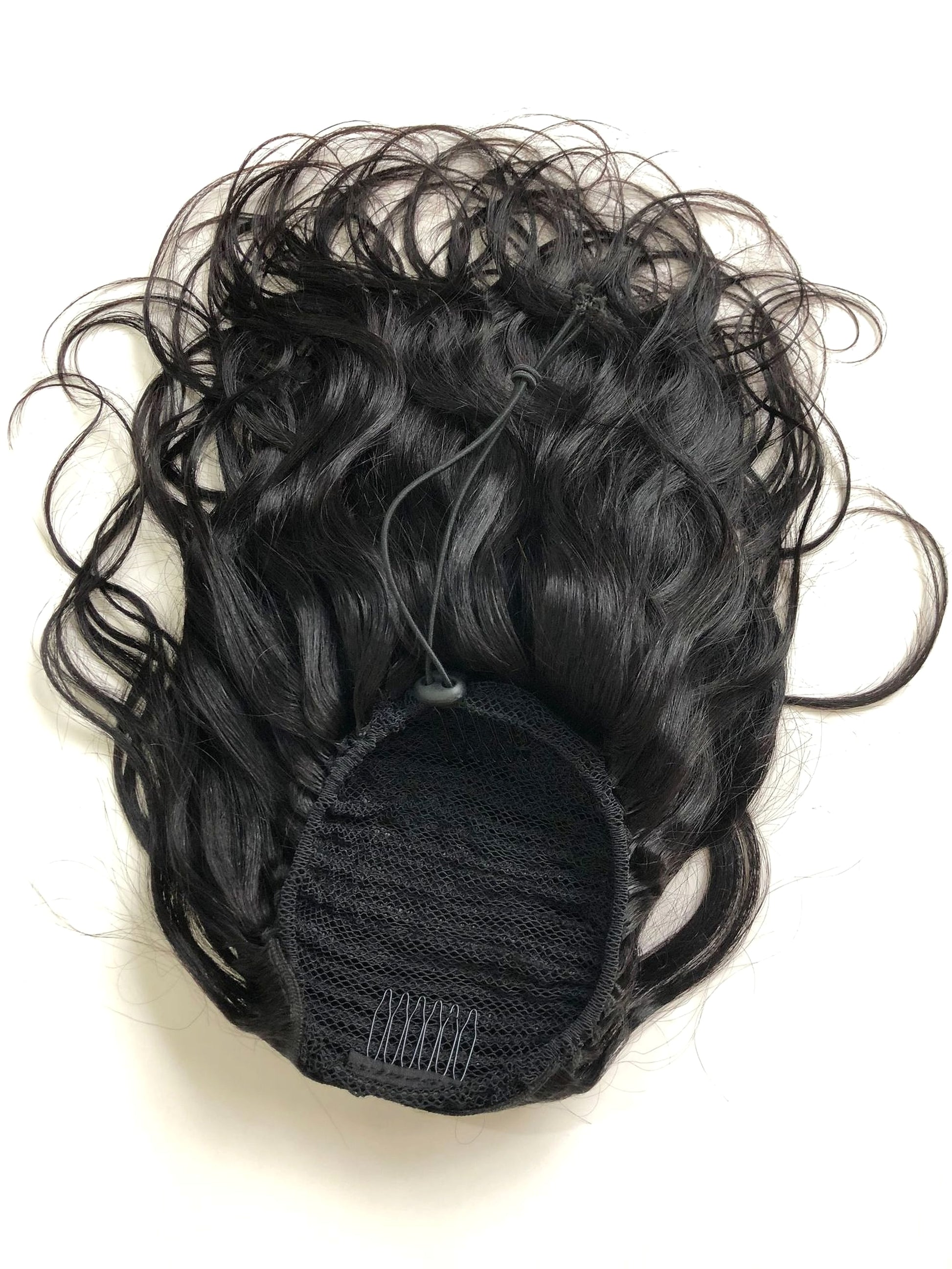 Real Hair Wigs Ponytail Hair Wholesale Gradient Color Natural Curve - enhanced image 3
