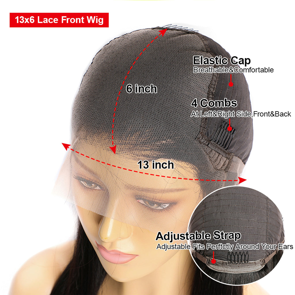 Real Human Hair Wig Lace Hair Set 9a Hair Quality Straight Hair - enhanced image 3