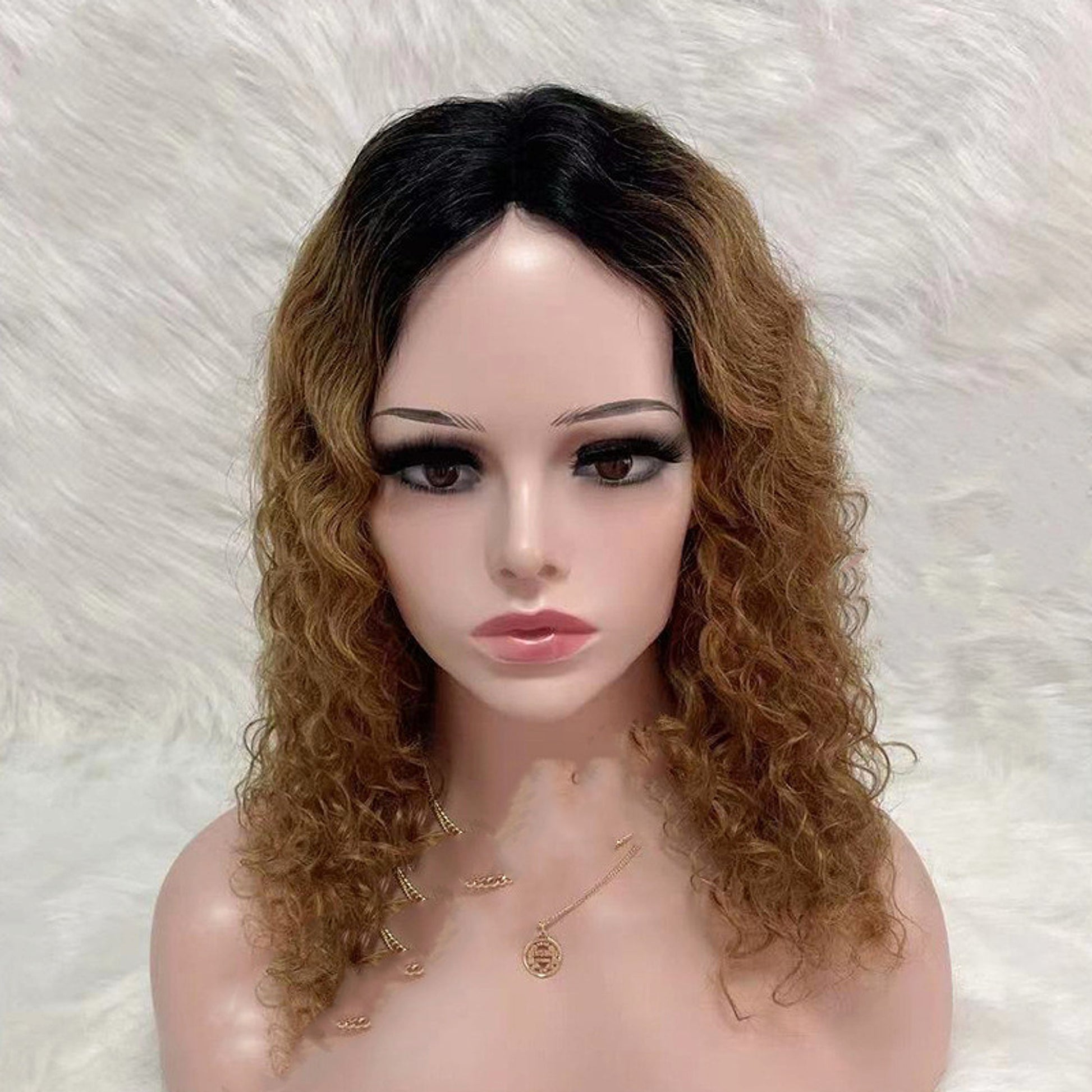 Reality Wig Real Hair Set Sewing Hand Knitted Real Hair - enhanced image 3