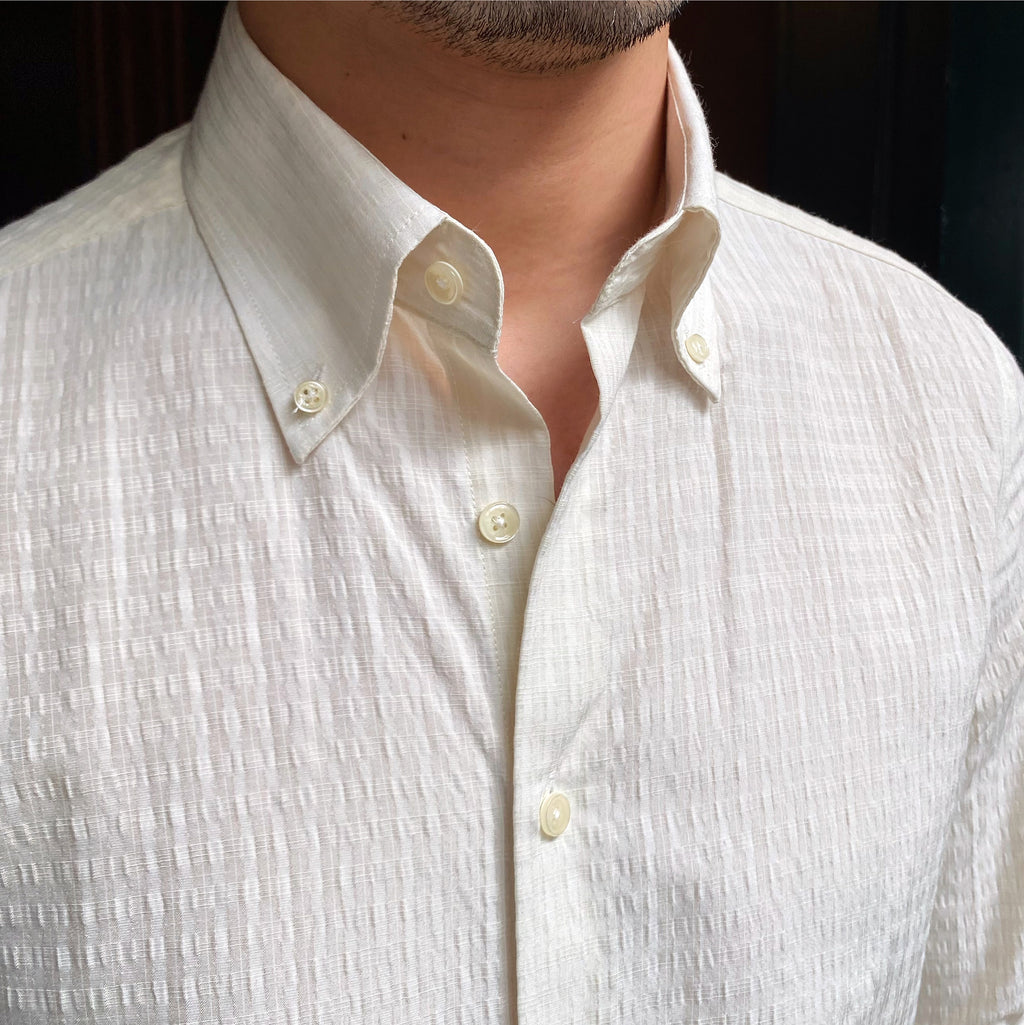 Retro Breathable Wrinkle Resistant DressShirt Italian Men - enhanced image 3