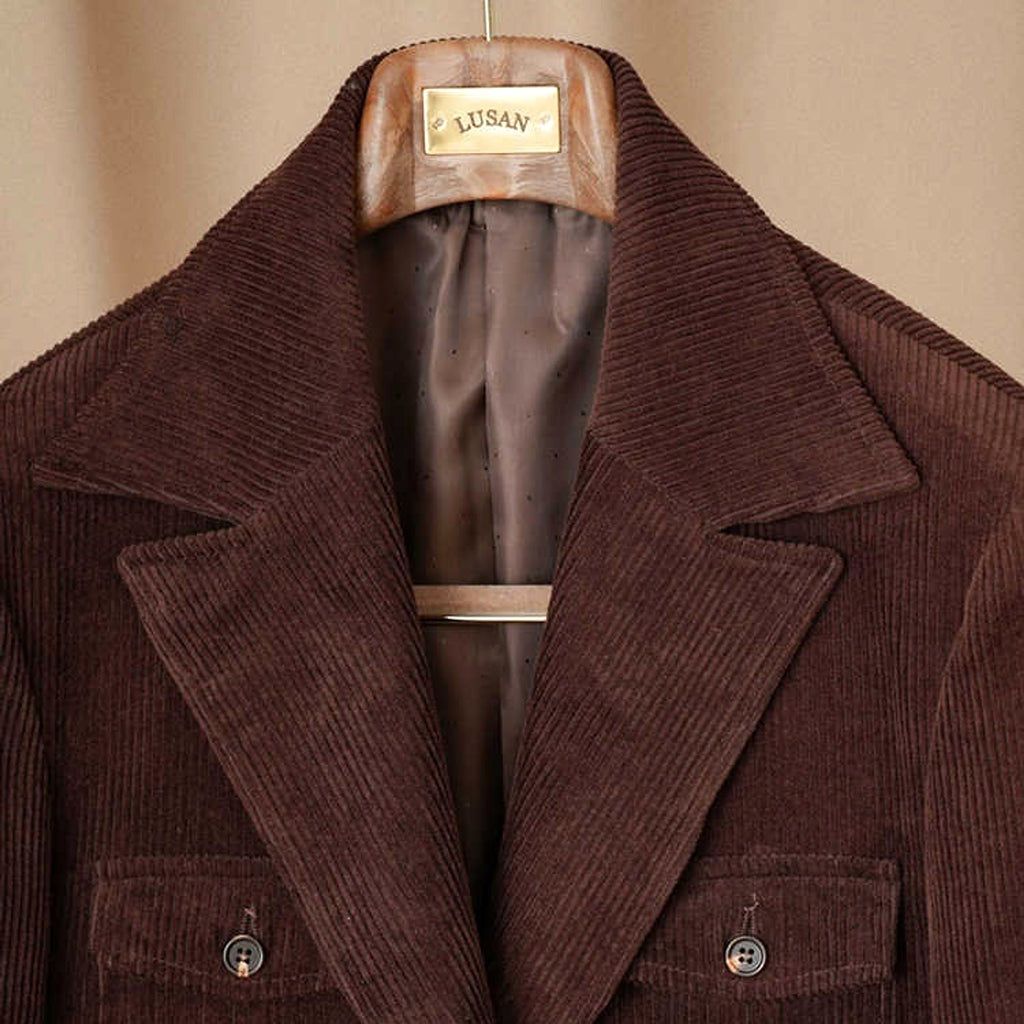 GentleFibre™ – Retro Corduroy Safari Jacket (100% Cotton) - enhanced image 3