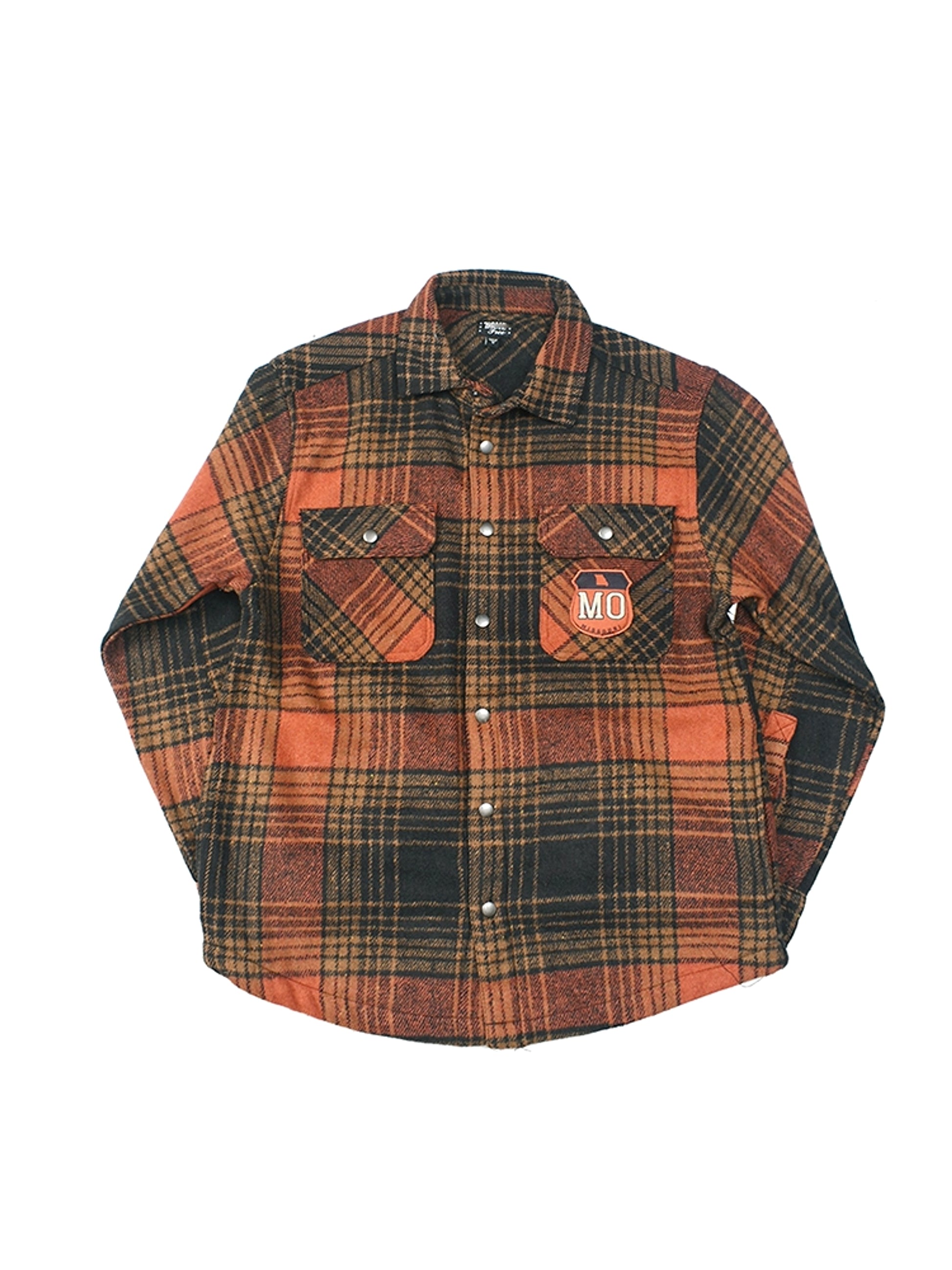 Retro Street Lightning Flame Loose DressShirt Men - enhanced image 3