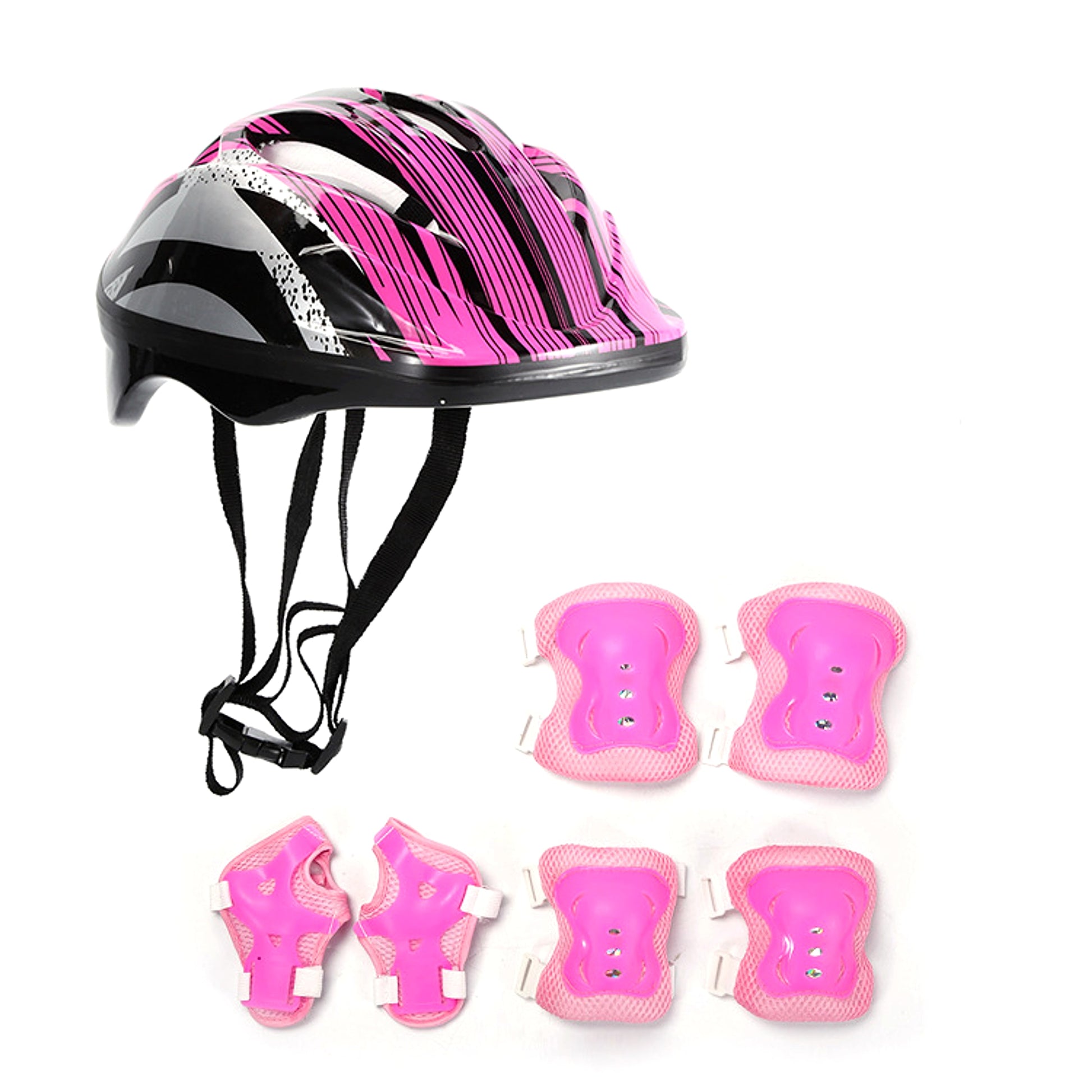 Roller Skating Protective Gear Set Helmet Skateboard Sports Knee Pads Skater Helmet - enhanced image 3