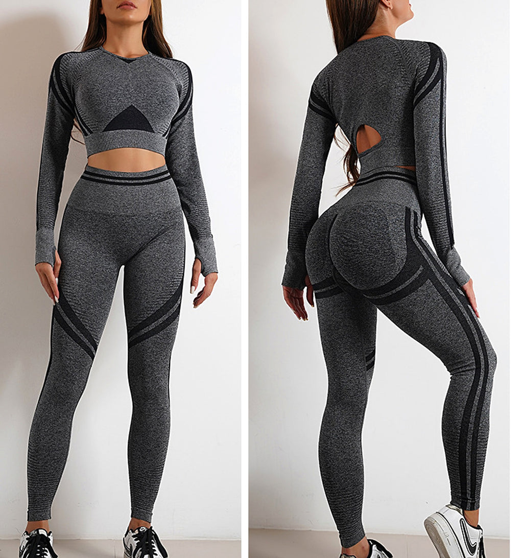 Seamless Yoga Fitness Leggings - enhanced image 3