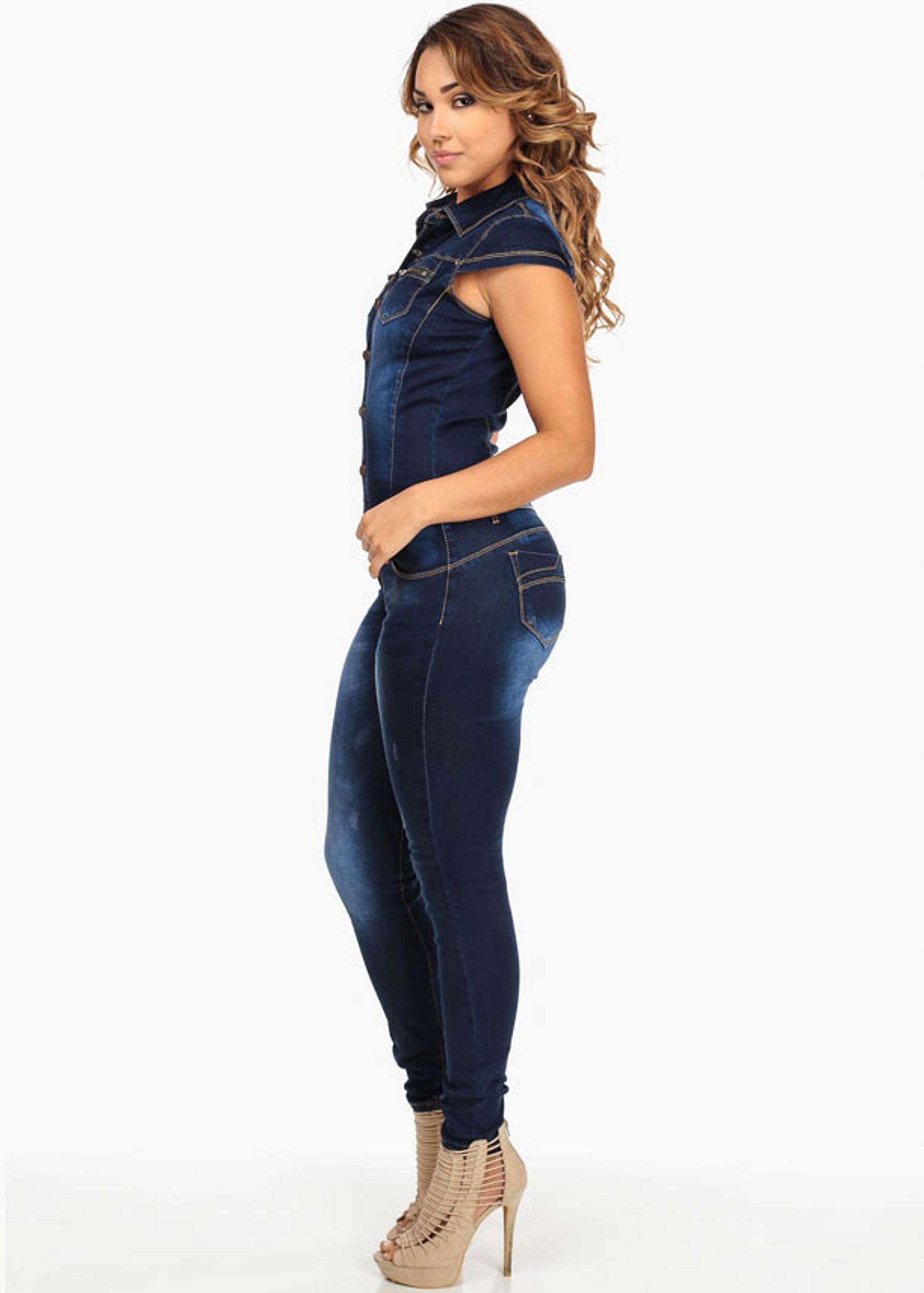 Slimming jumpsuit - enhanced image 3