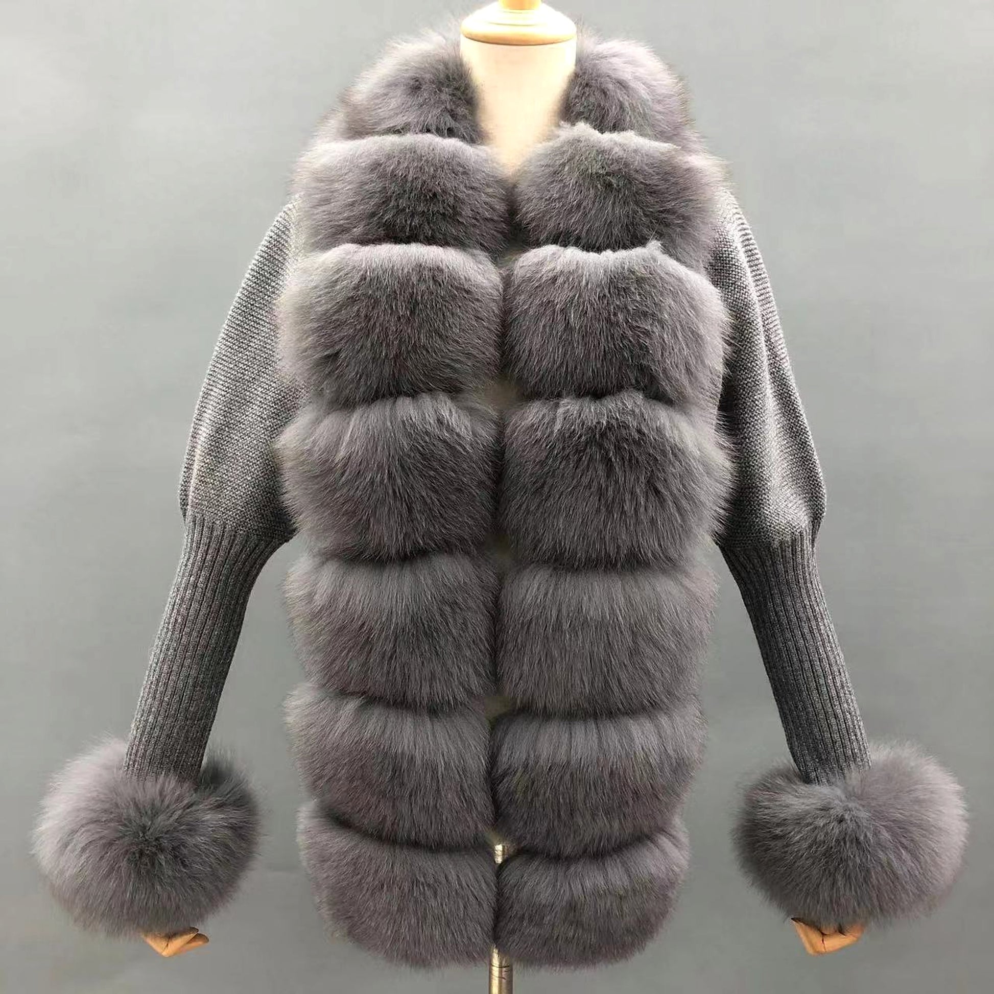 Placket Cuff Detachable Women's Jacket - enhanced image 3