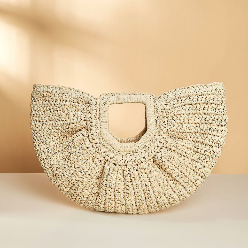 SolunaWeave™ – Vintage Straw Tote Edition - enhanced image 3