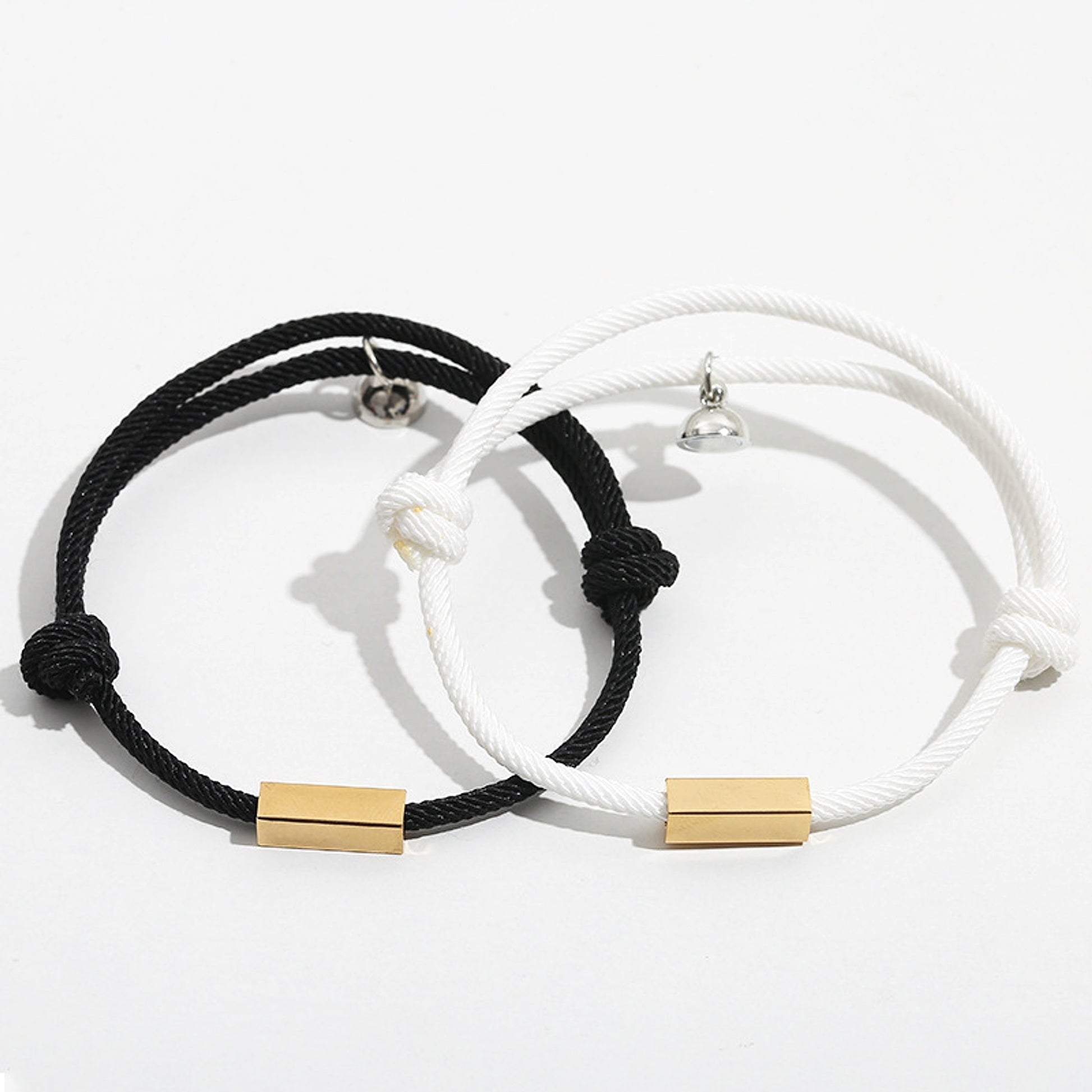 Magnetic Engraved Couple Bracelet – Stay Connected, Always! - enhanced image 3