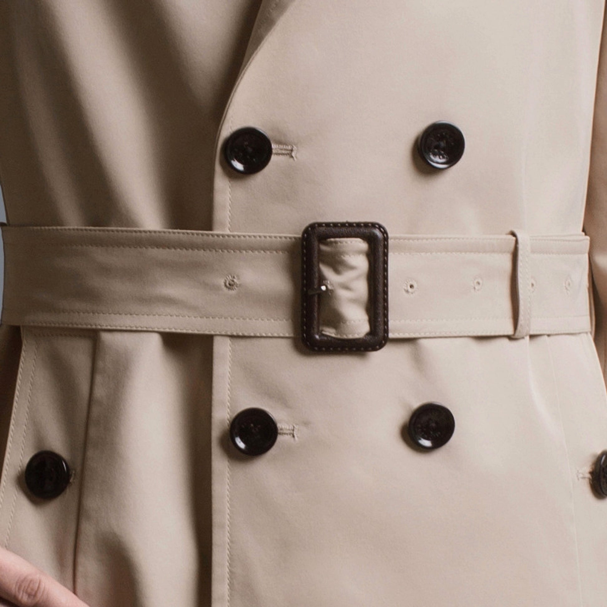 Spring And Autumn New European Station Loose Trench Coat - enhanced image 3