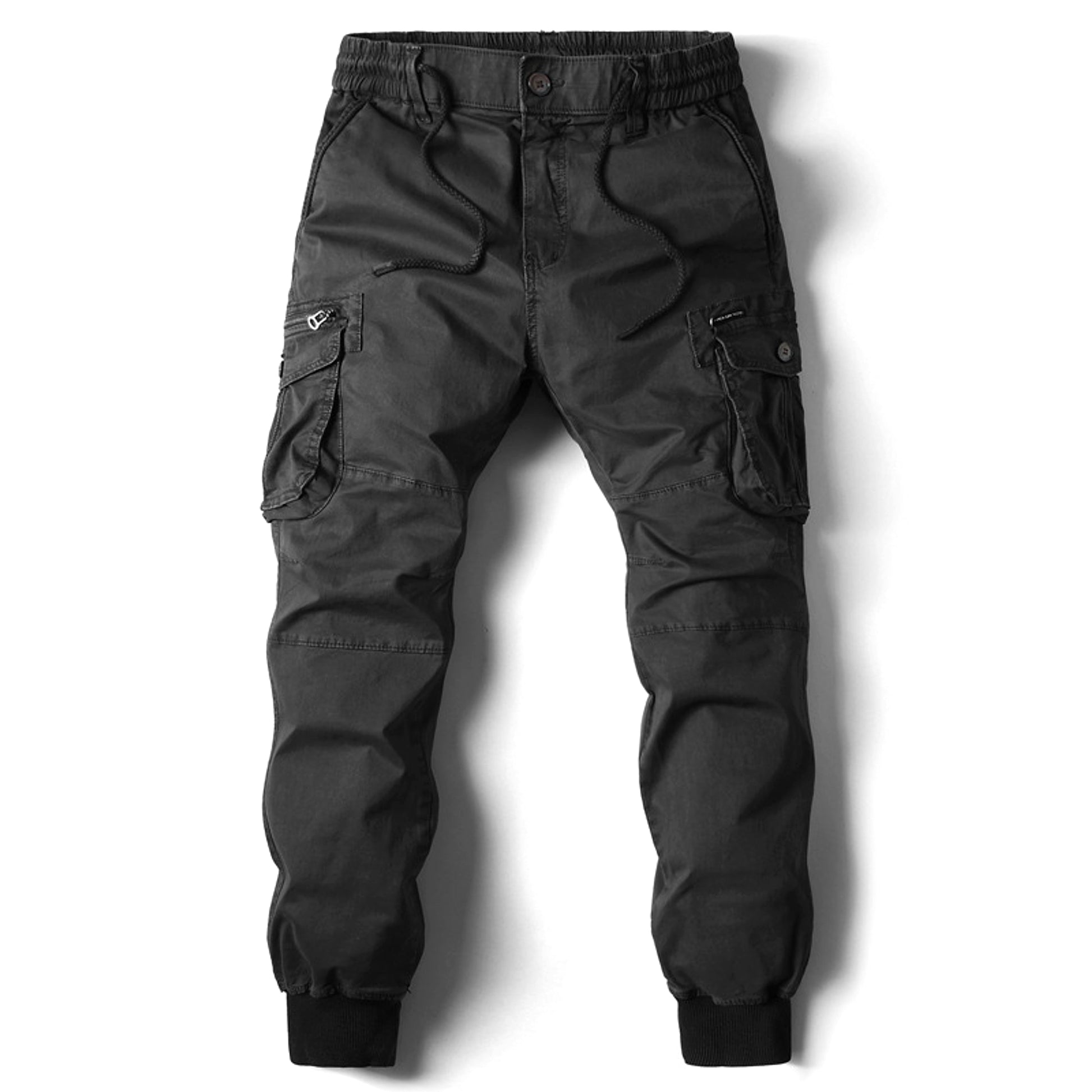 Spring Men's Tappered Work Clothes Multi-pocket Loose Casual Pants - enhanced image 3
