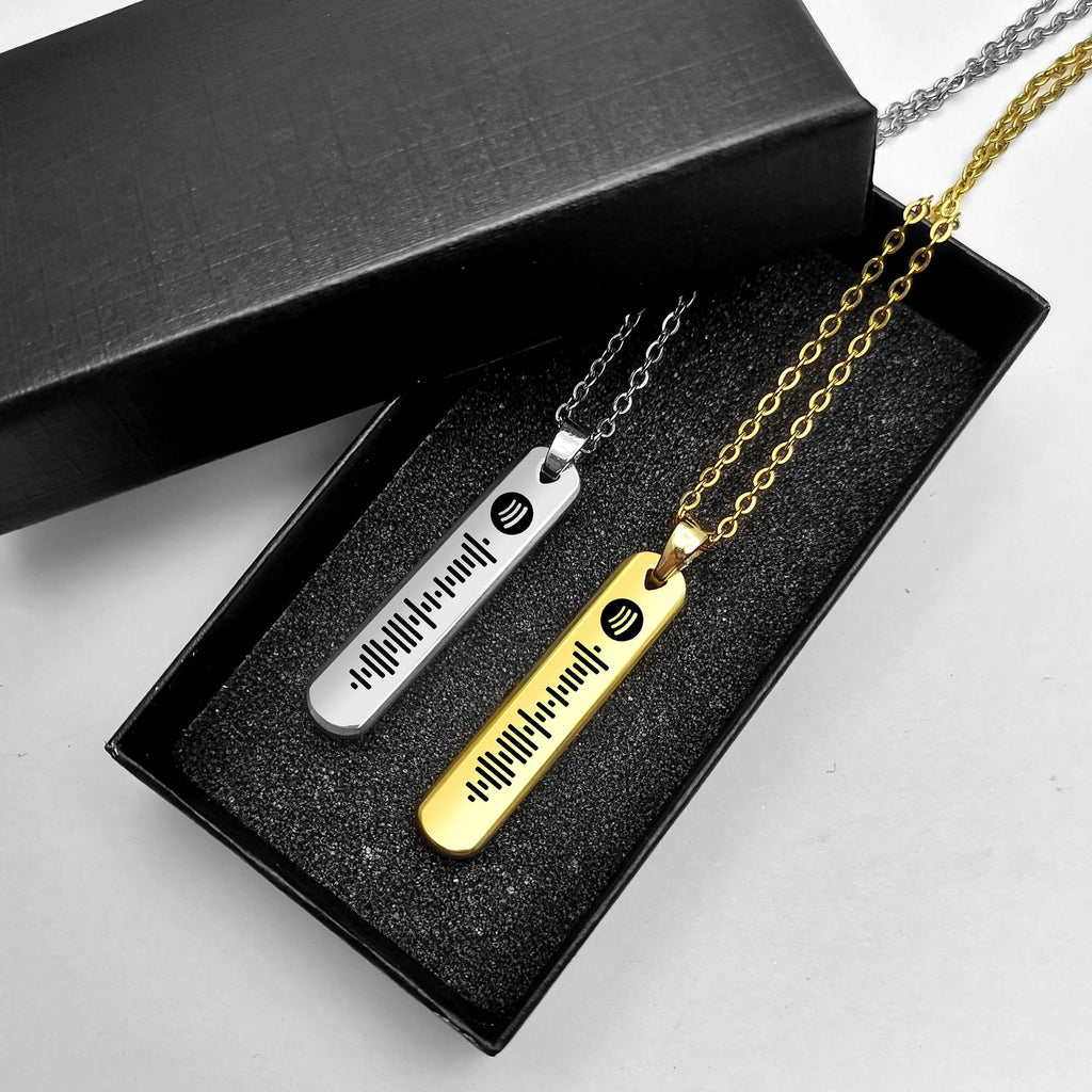 💎 Custom Bullet Necklace – Engraved Keepsake in Titanium Steel - enhanced image 3