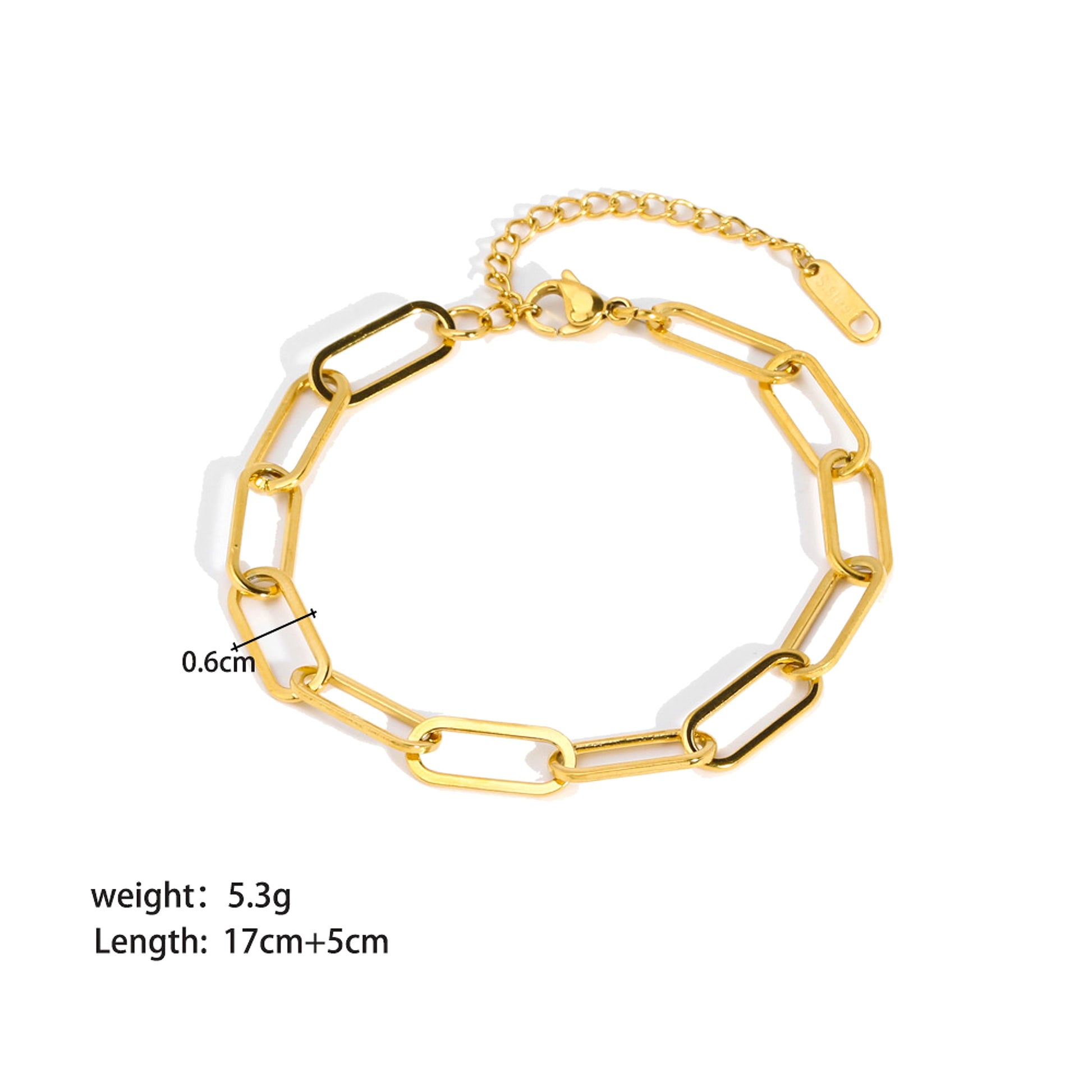Elegant Gold-Plated Bracelet – Timeless & Stylish for Every Occasion - enhanced image 3