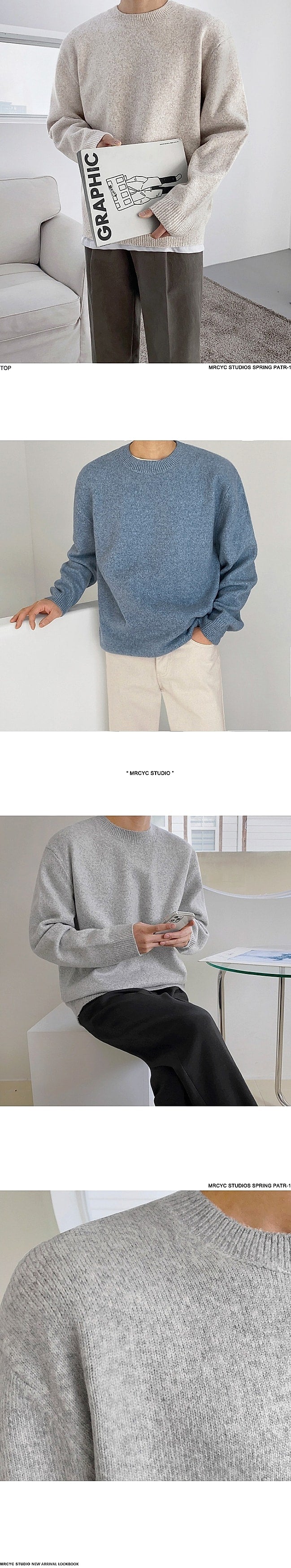 Sweater All-matching Knitwear Korean Style Trendy - enhanced image 3