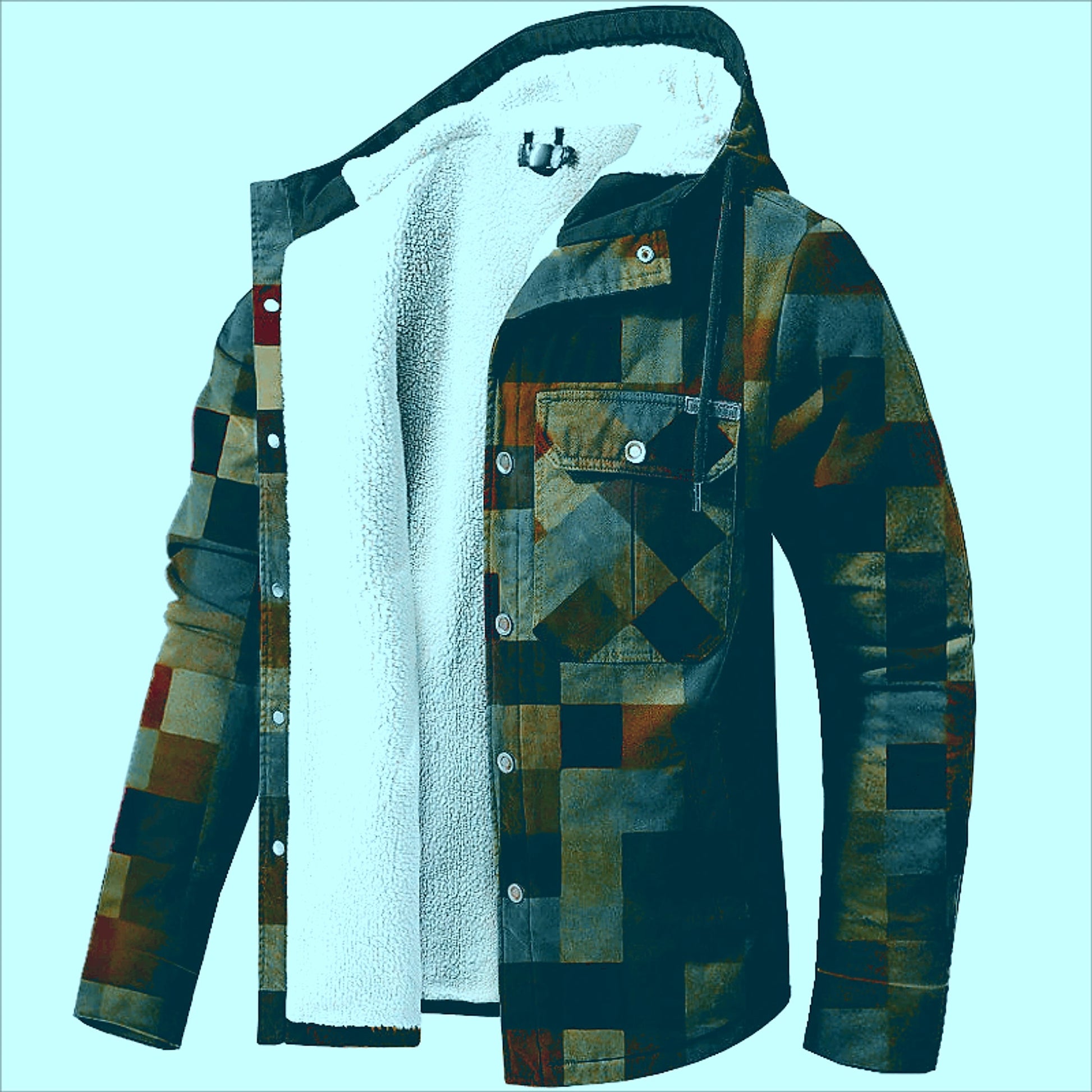 Thickened Loose Men's Clothing Fleece Jacket - enhanced image 3