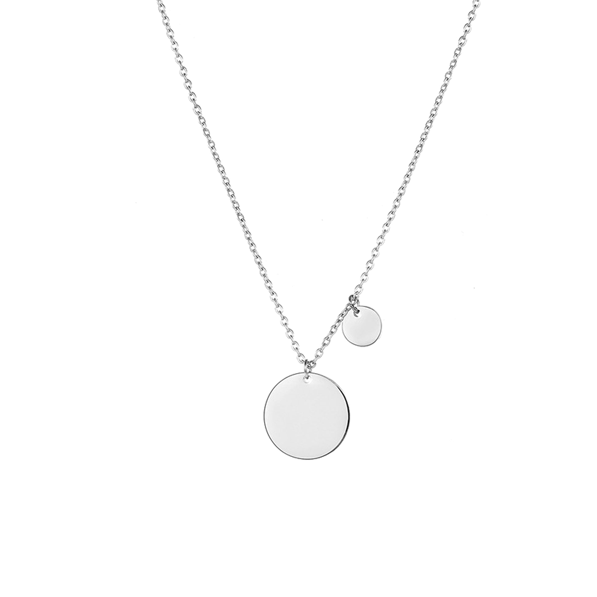 Minimalist Titanium Steel Necklace – Rose Gold Clavicle Chain - enhanced image 3