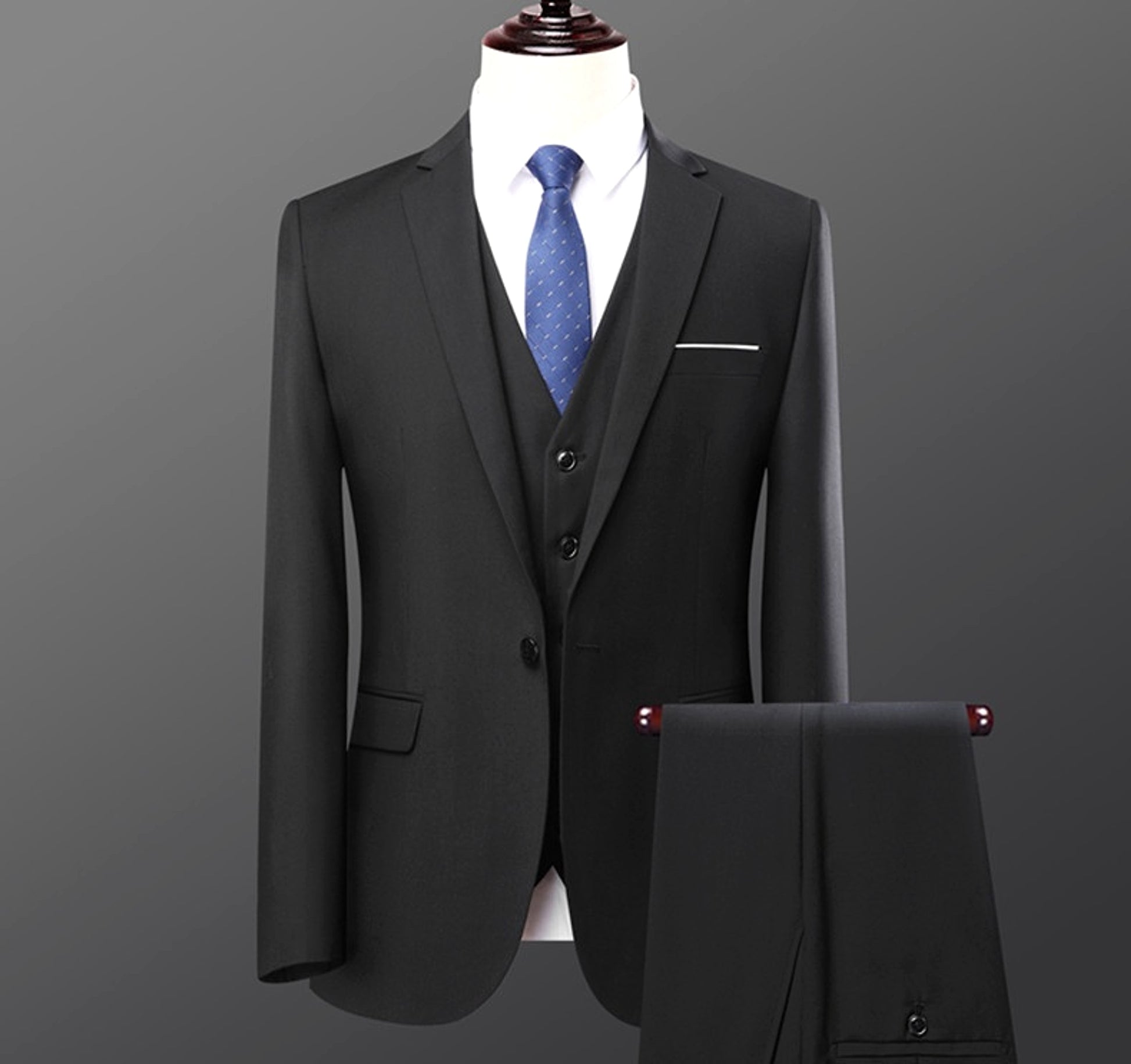 GentleForm™ – Two-Piece Men's Formal Suit Set - enhanced image 3